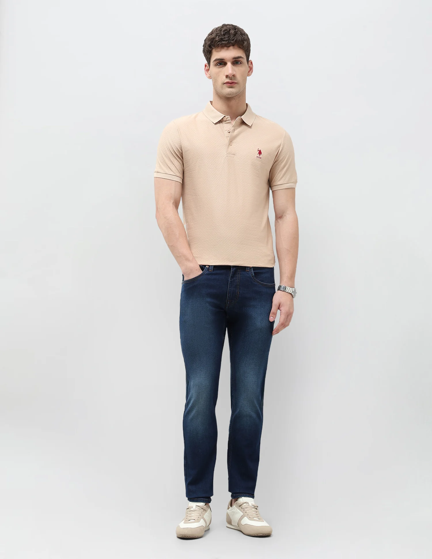 Brandon Slim Tapered Fit Mid Rise Jeans - Image 3