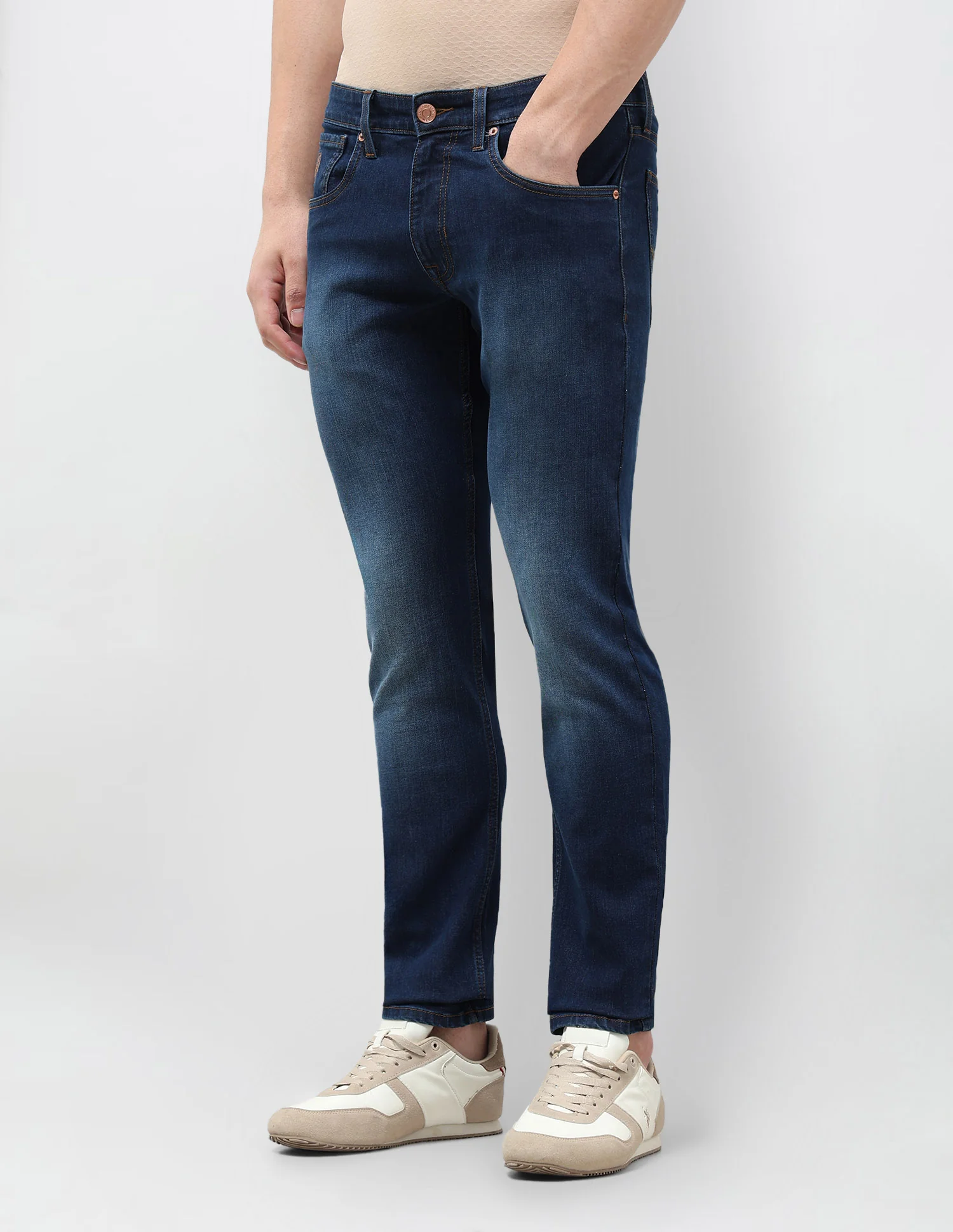 Brandon Slim Tapered Fit Mid Rise Jeans - Image 4