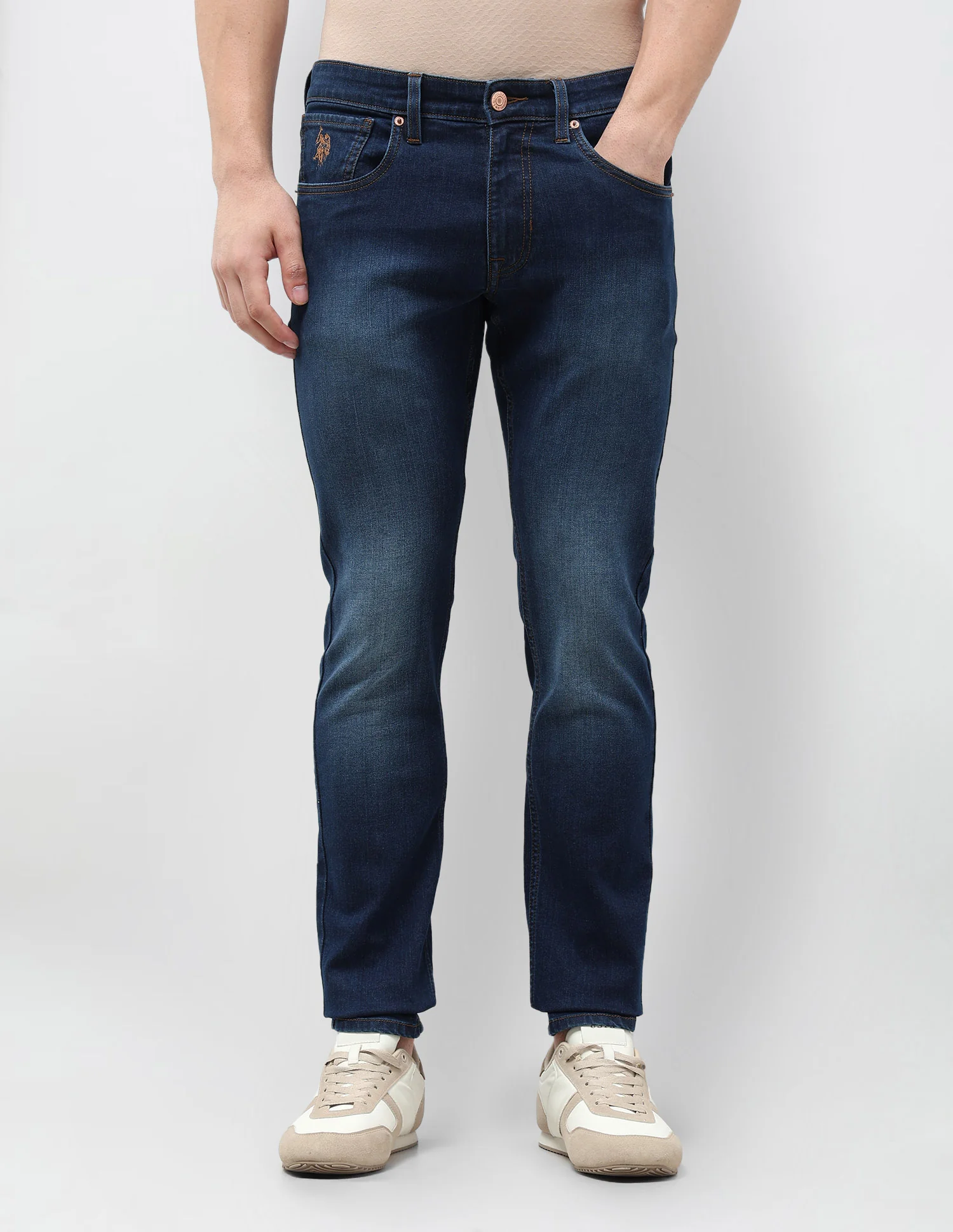 Brandon Slim Tapered Fit Mid Rise Jeans - Image 6