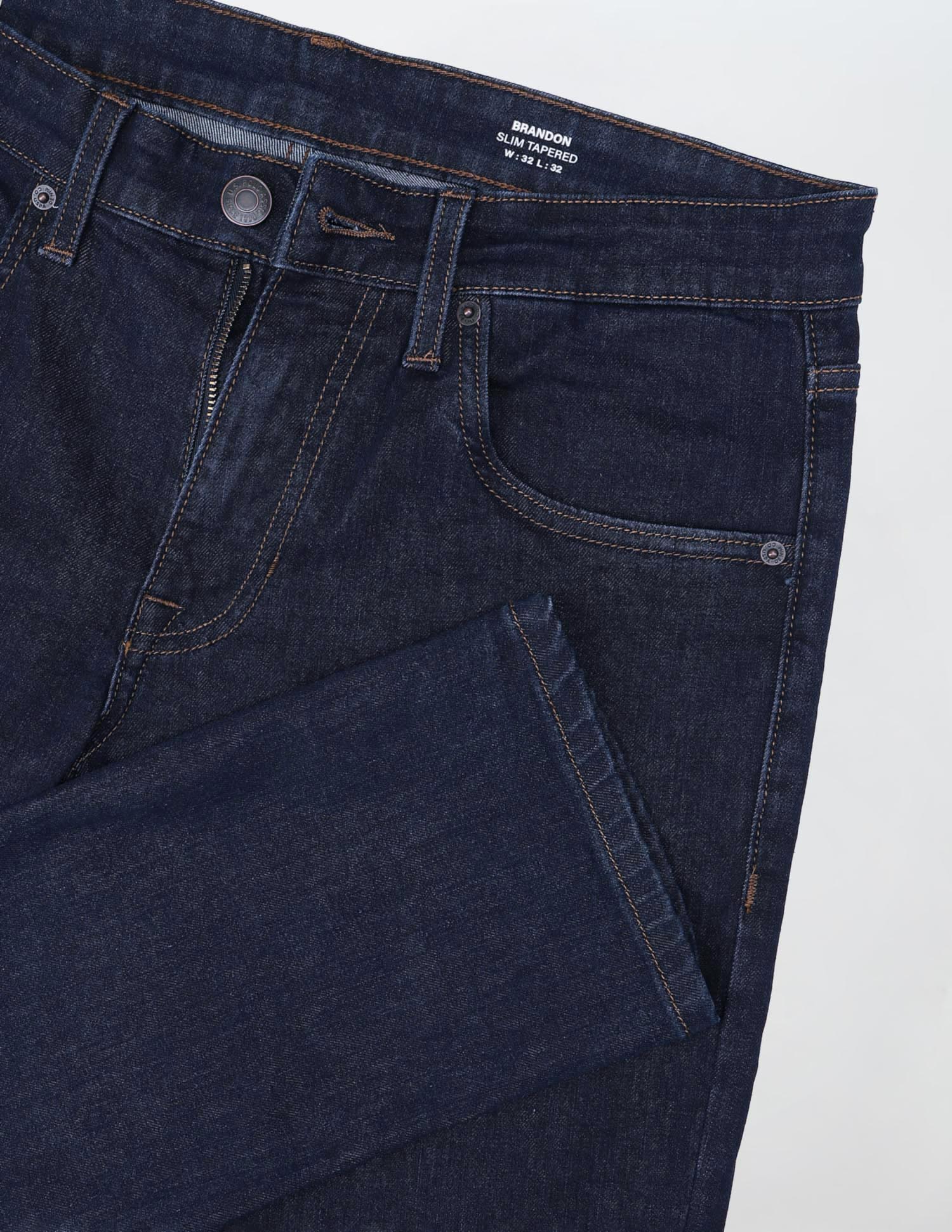 Brandon Slim Tapered Fit Mid Rise Jeans - Image 2