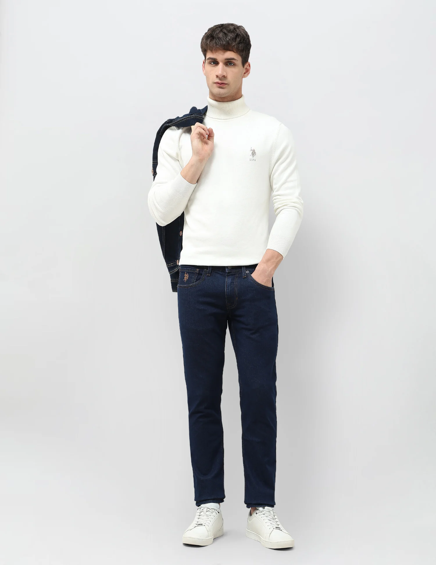 Brandon Slim Tapered Fit Mid Rise Jeans - Image 3