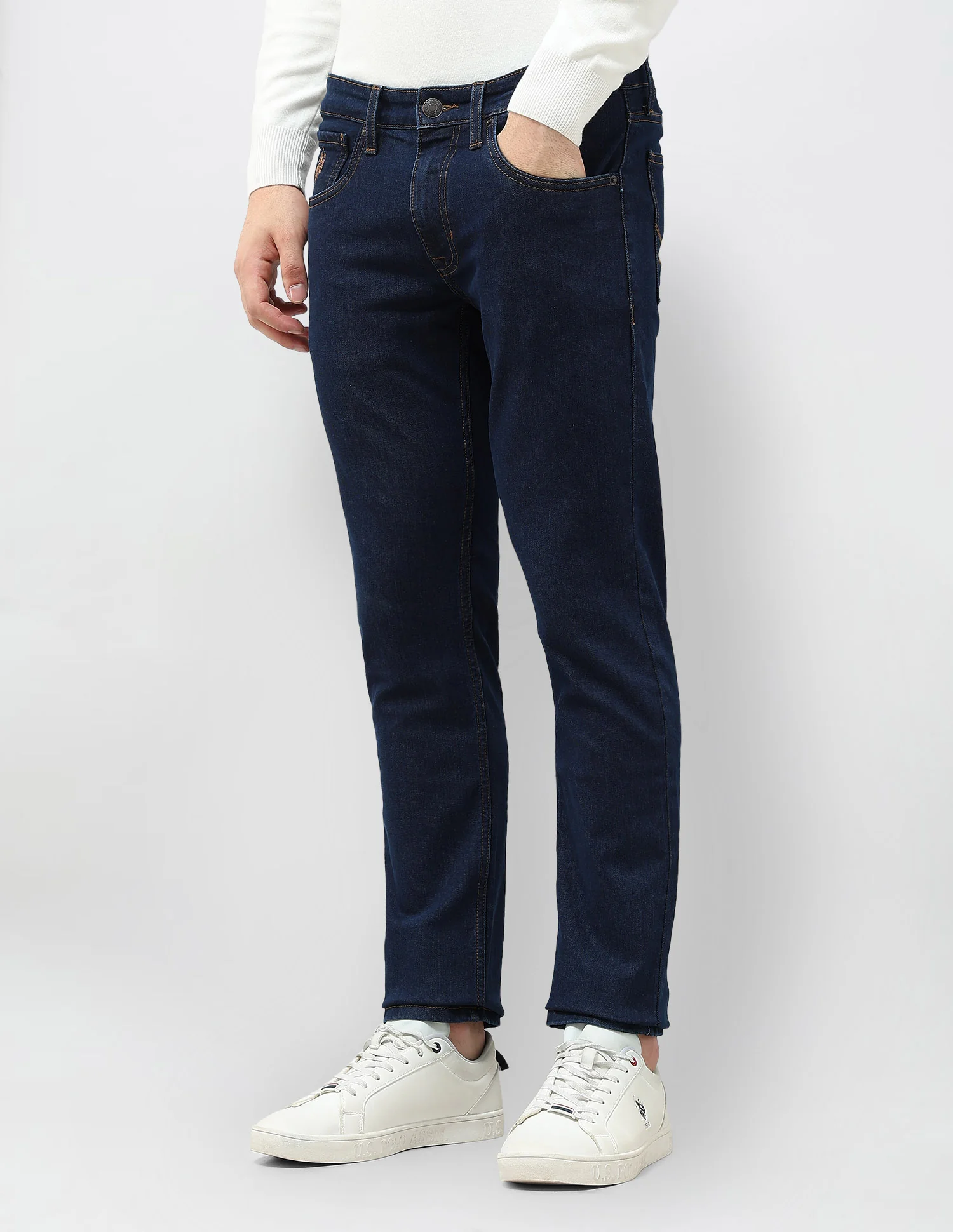 Brandon Slim Tapered Fit Mid Rise Jeans - Image 4