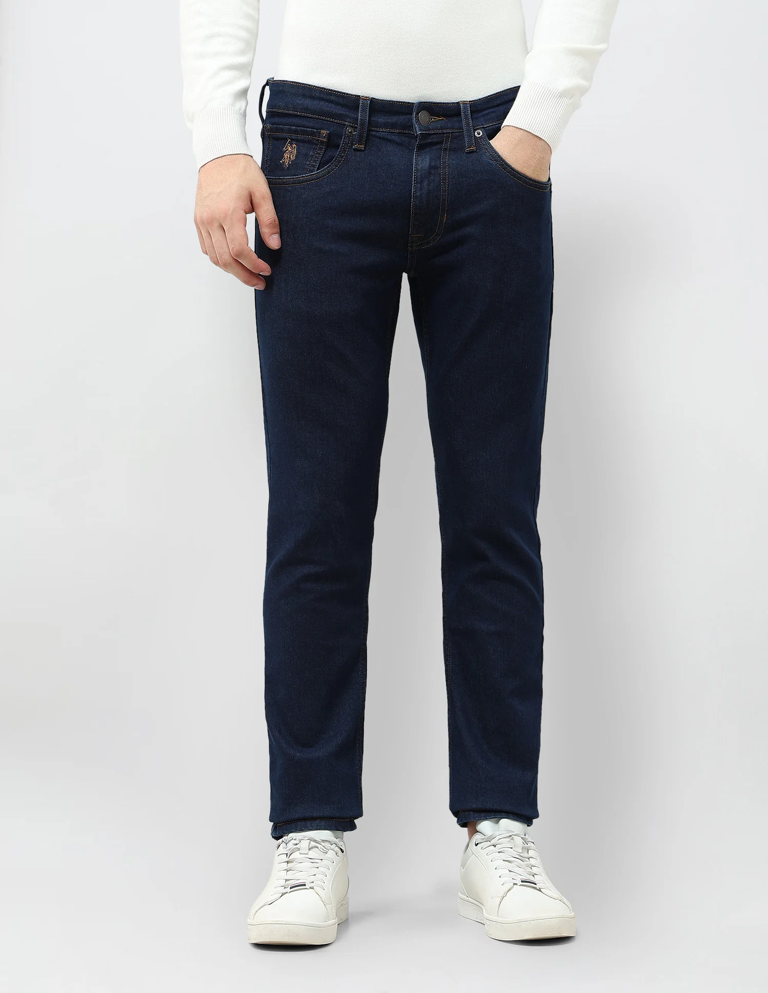 Brandon Slim Tapered Fit Mid Rise Jeans - Image 6