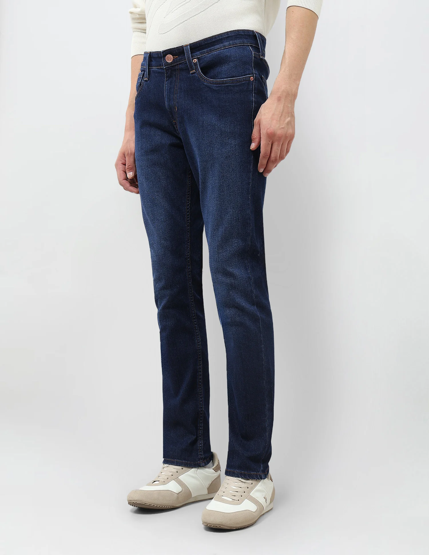 Brandon Slim Tapered Fit Mid Rise Jeans - Image 4