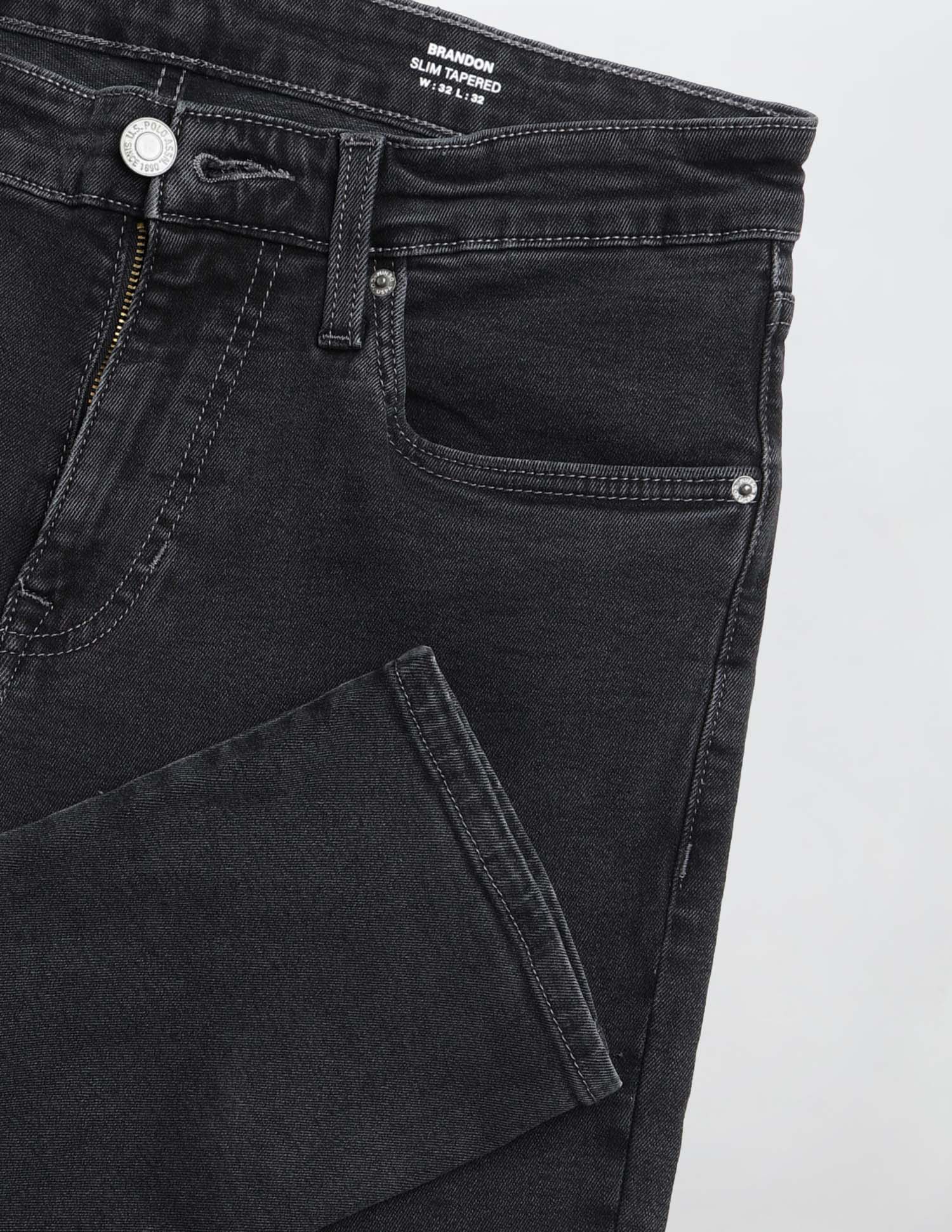 Brandon Slim Tapered Fit Mid Rise Jeans - Image 2