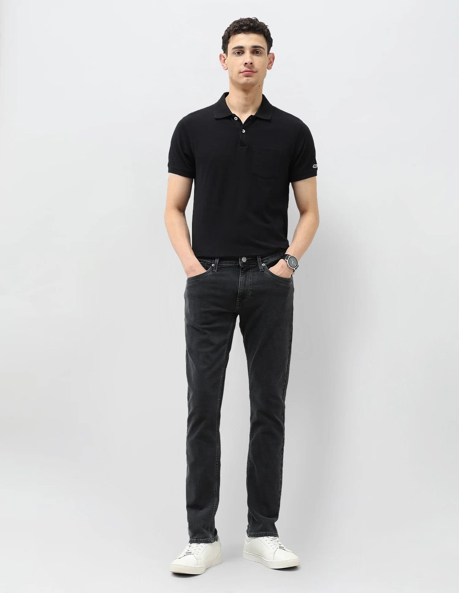 Brandon Slim Tapered Fit Mid Rise Jeans - Image 3