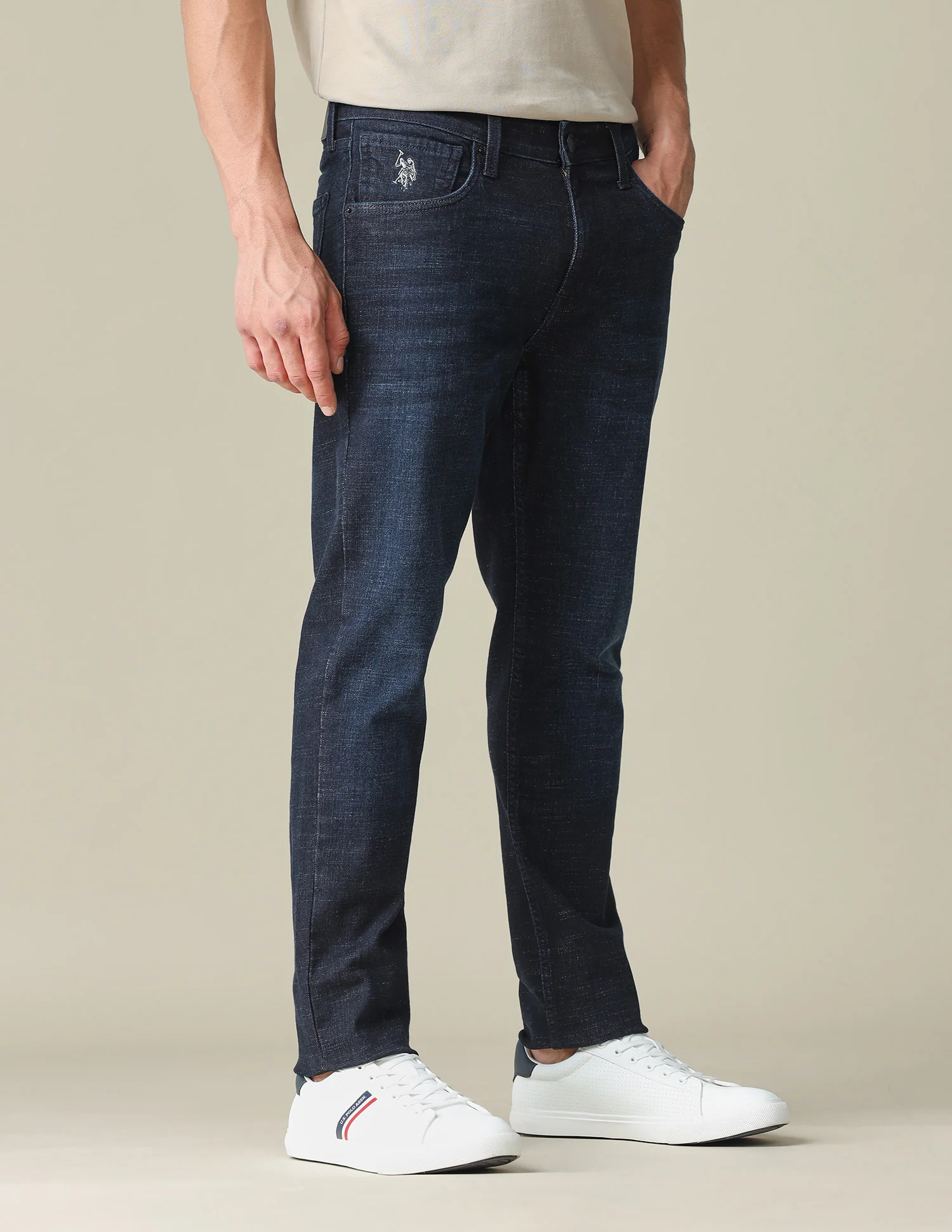 Brandon Slim Tapered Fit Mid Rise Jeans - Image 4