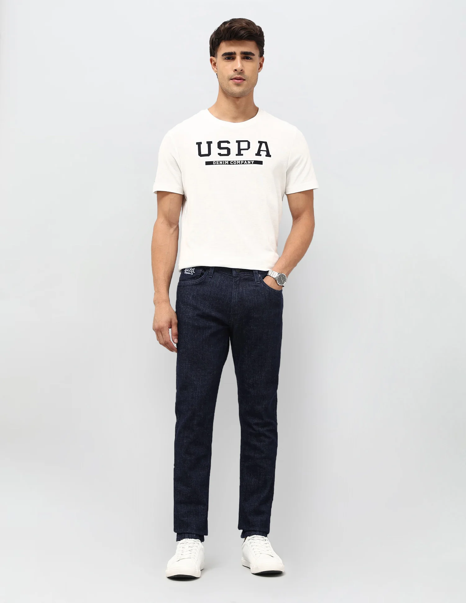 Brandon Slim Tapered Fit Mid Rise Jeans - Image 3