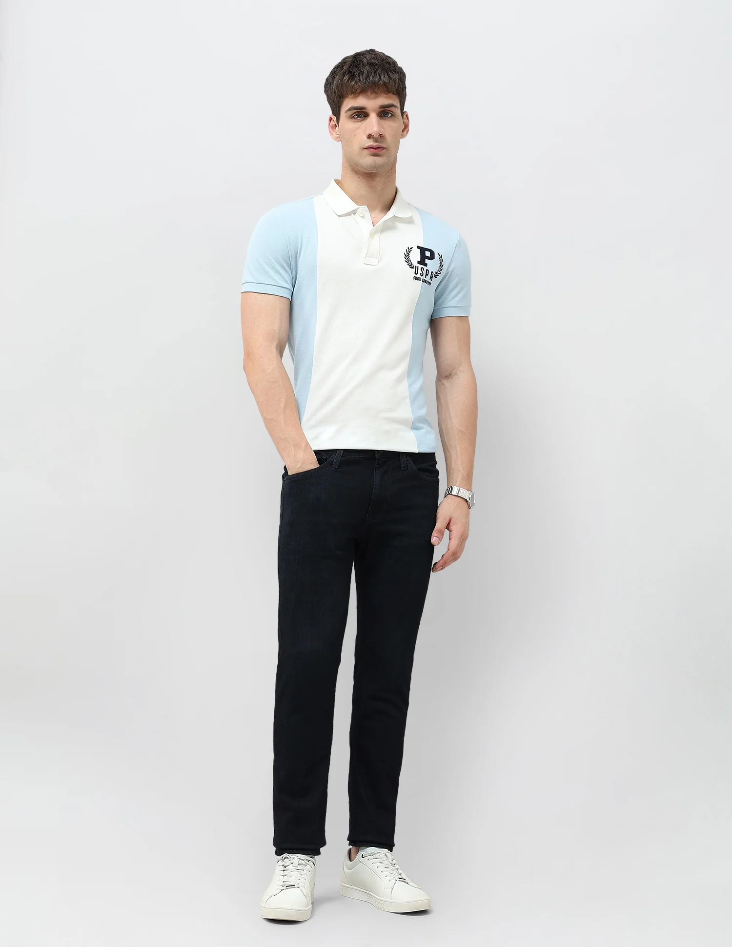 Brandon Slim Tapered Fit Mid Rise Jeans - Image 3