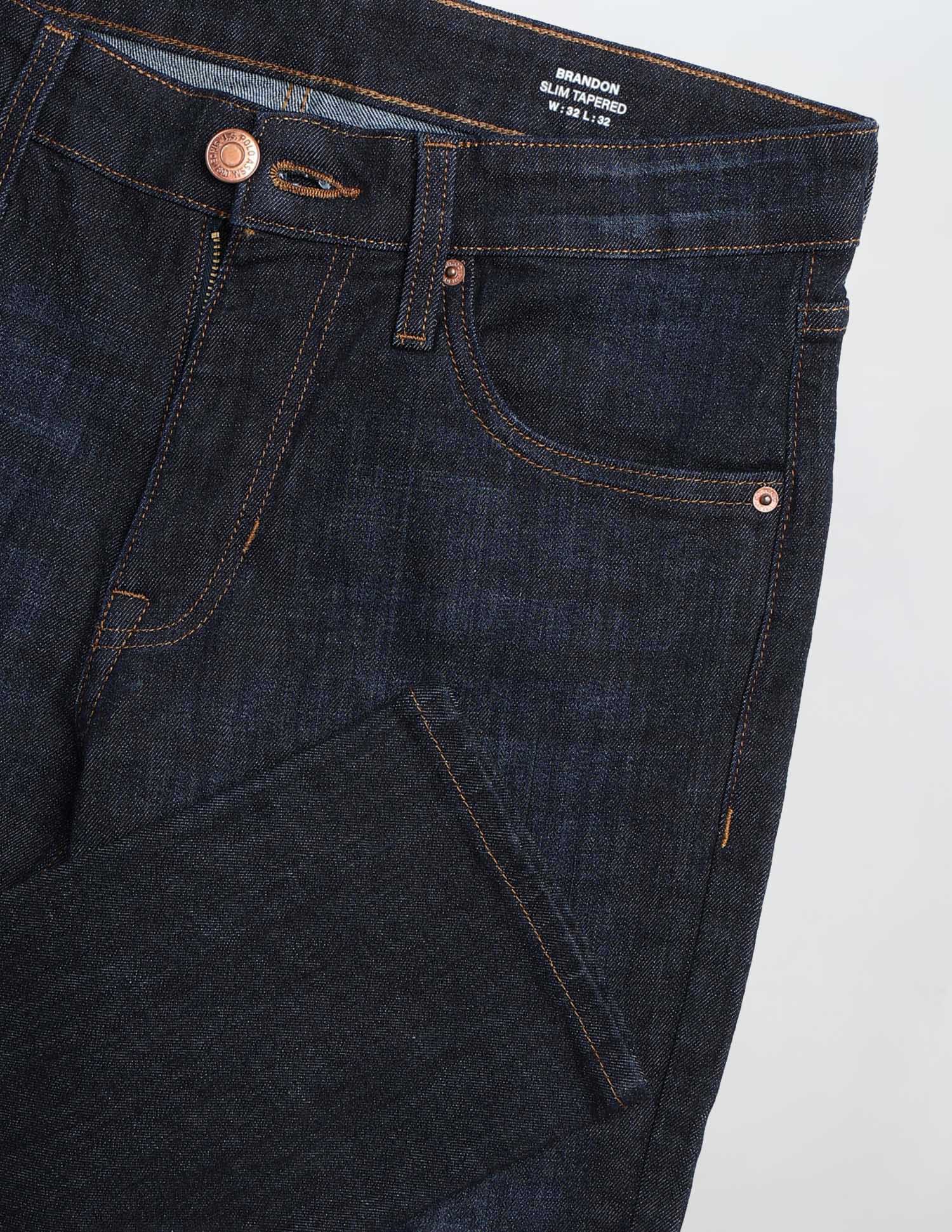 Brandon Slim Tapered Fit Mid Rise Jeans - Image 2