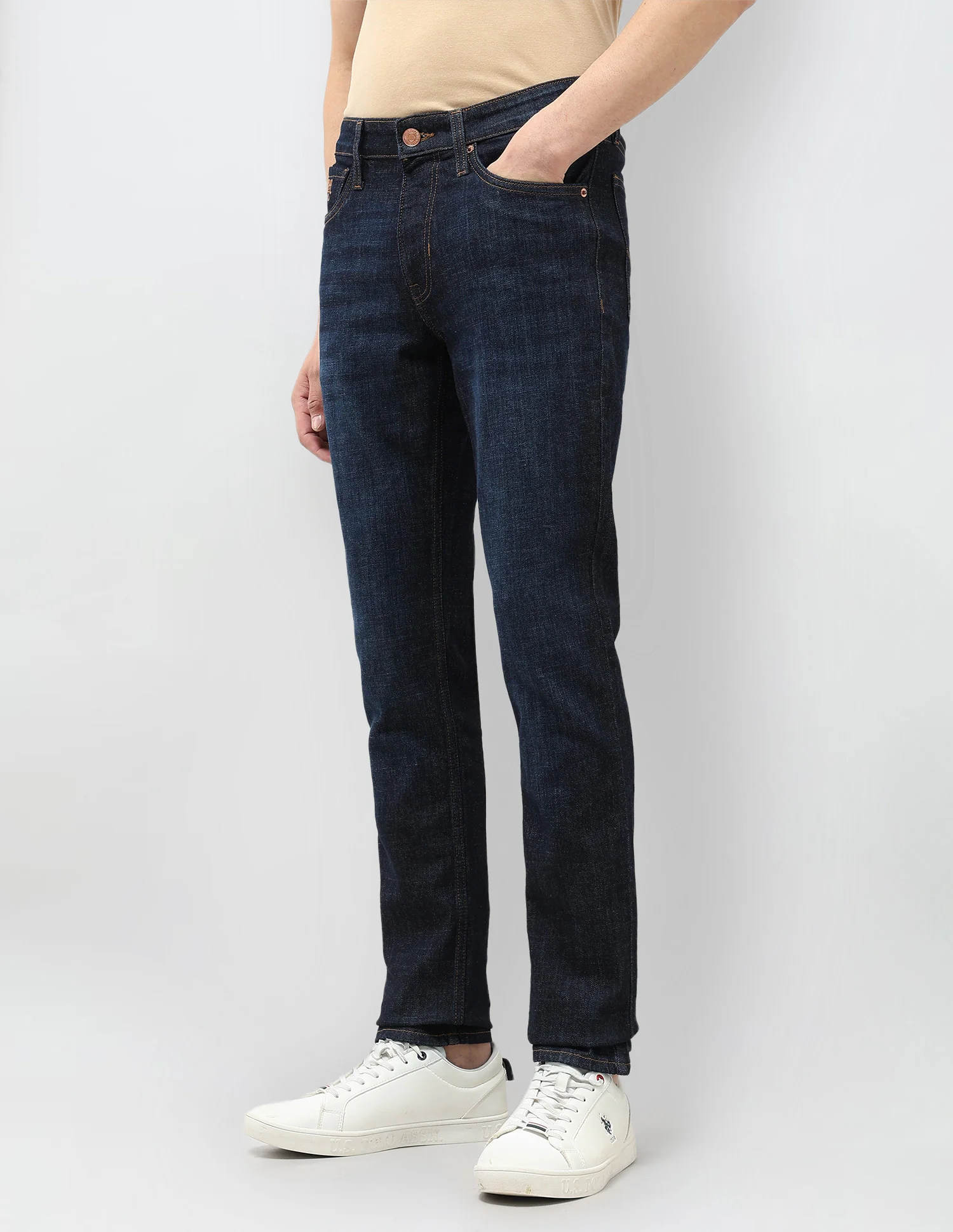 Brandon Slim Tapered Fit Mid Rise Jeans - Image 4