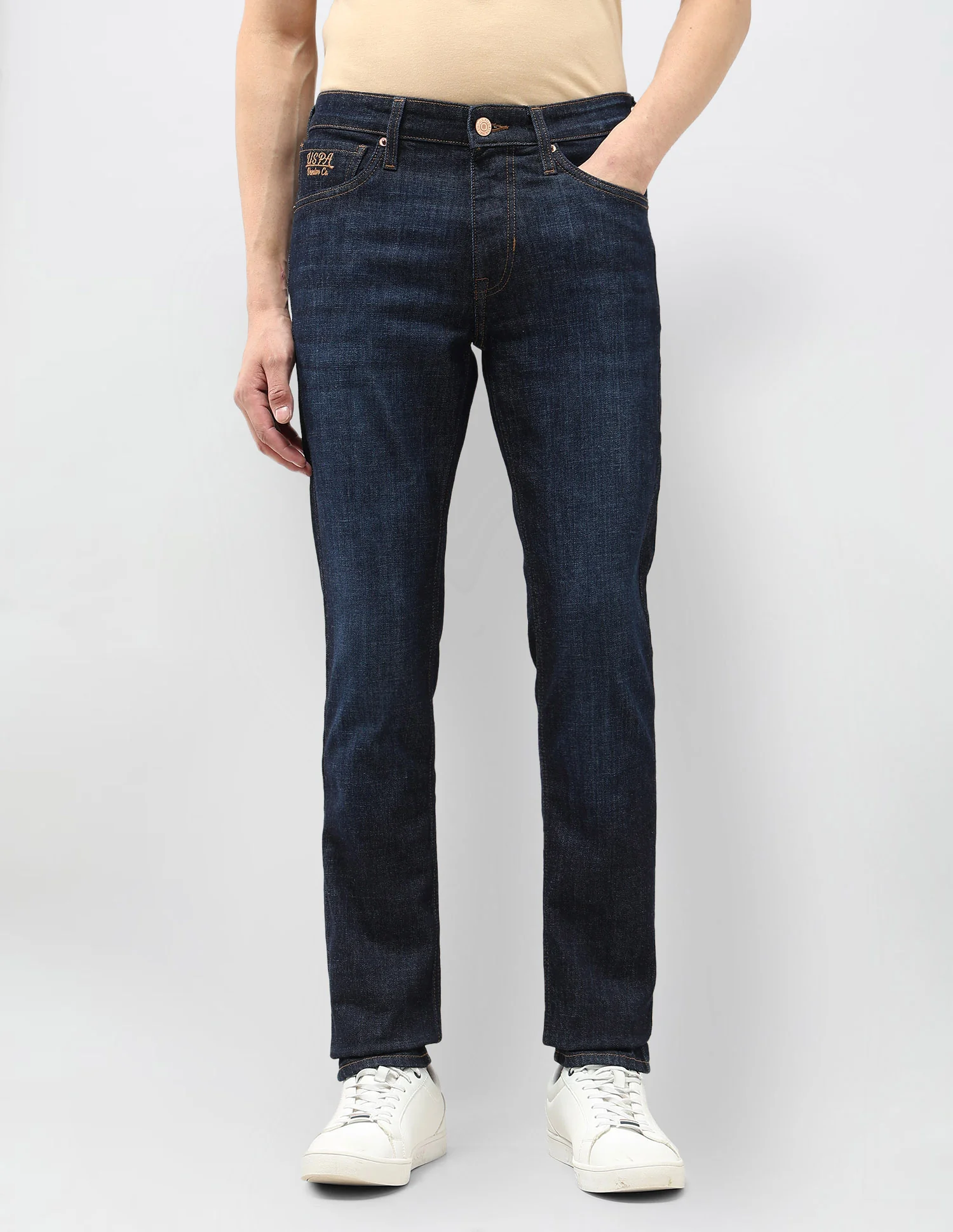 Brandon Slim Tapered Fit Mid Rise Jeans - Image 6