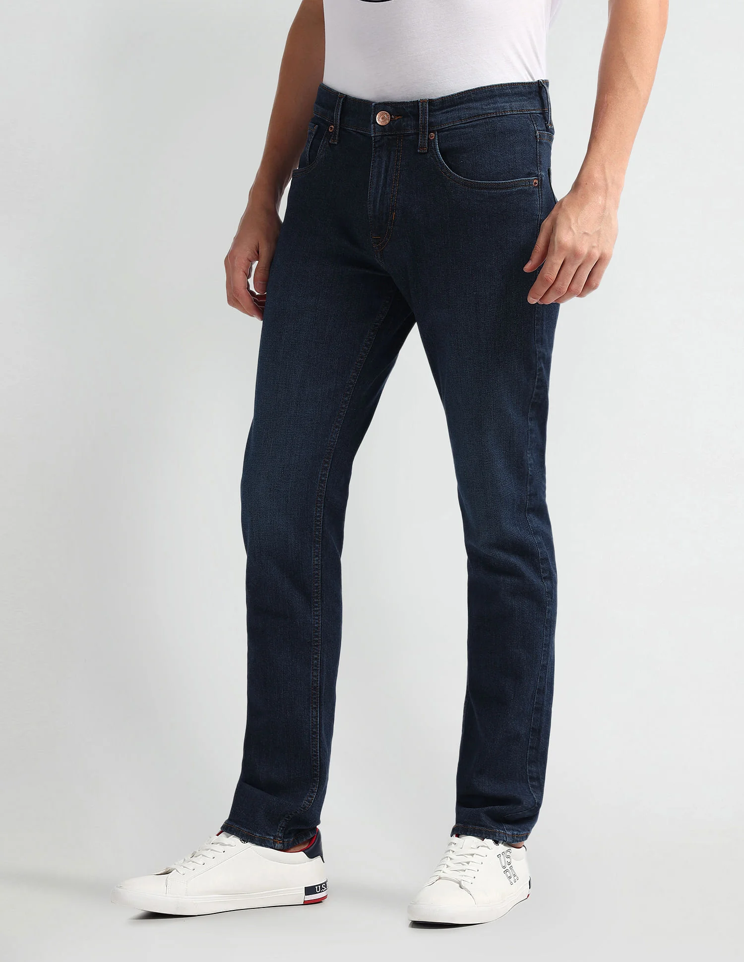 Brandon Slim Tapered Fit Mid Rise Jeans - Image 4