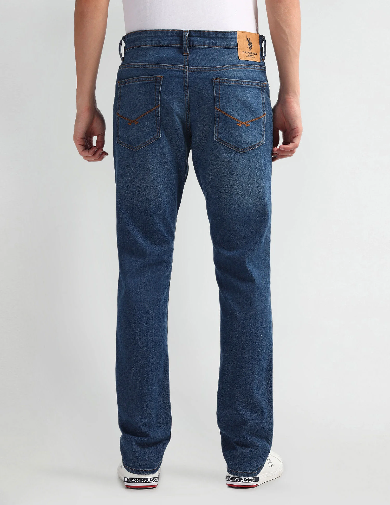 Brandon Slim Tapered Fit Mid Wash Jeans - Image 5