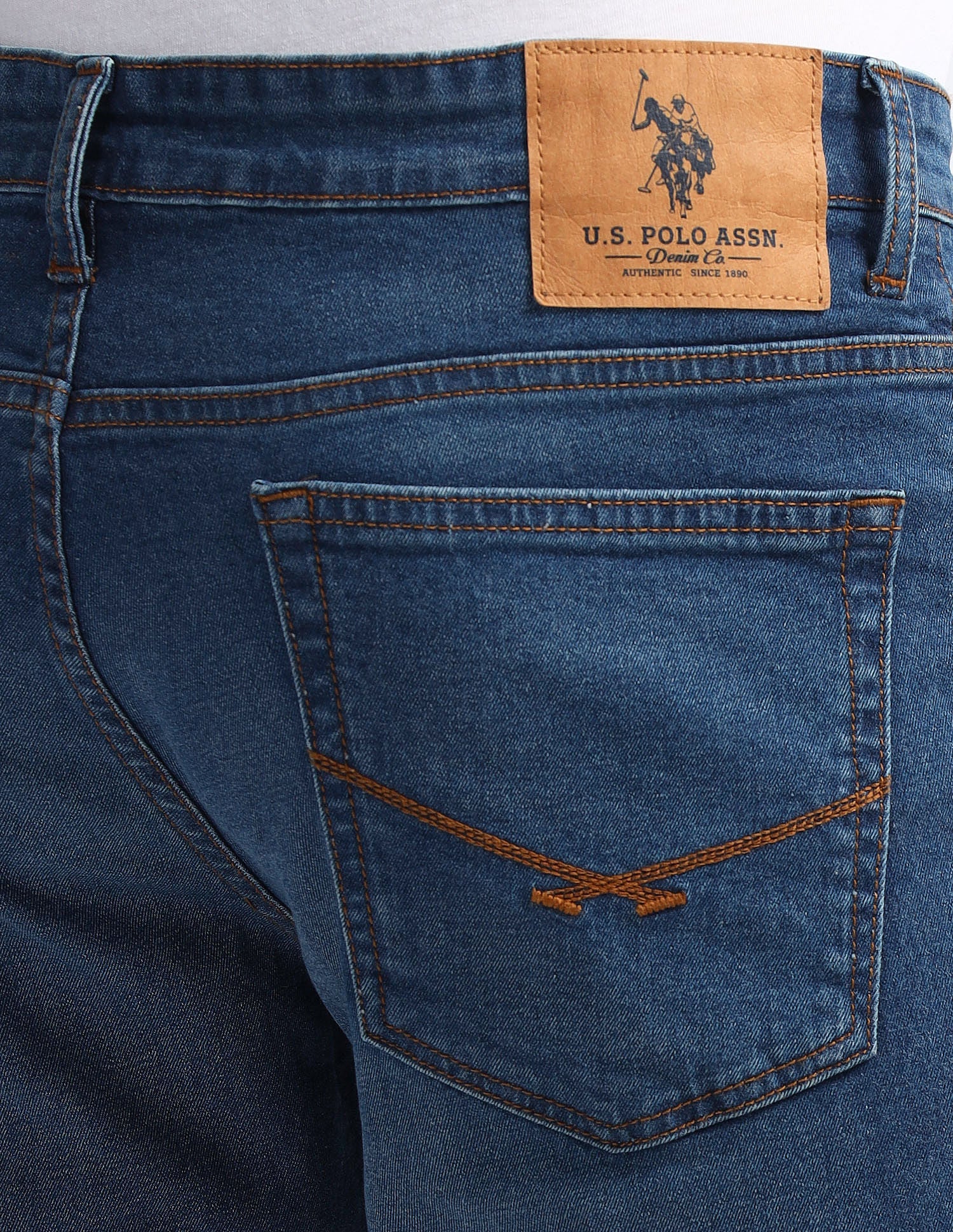 Brandon Slim Tapered Fit Mid Wash Jeans - Image 7
