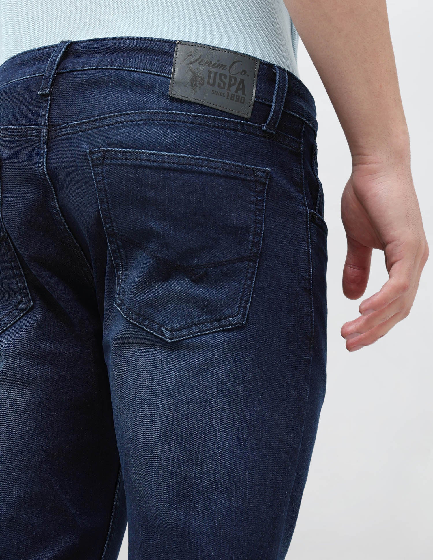 Brandon Slim Tapered Fit Stone Washed Jeans - Image 8