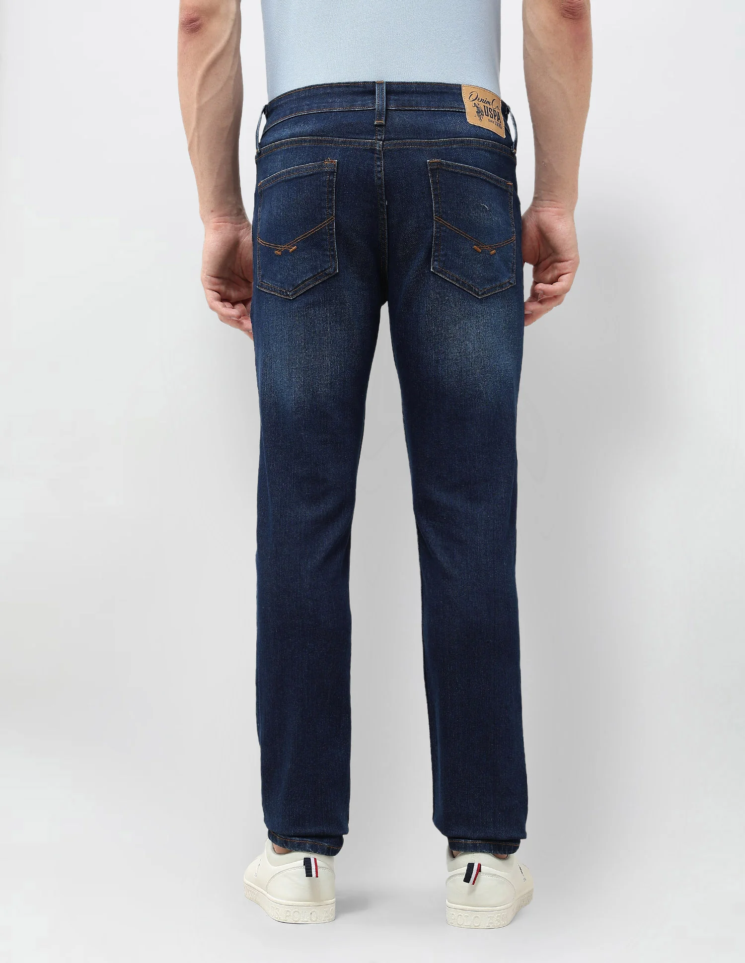Brandon Slim Tapered Fit Stone Washed Jeans - Image 5