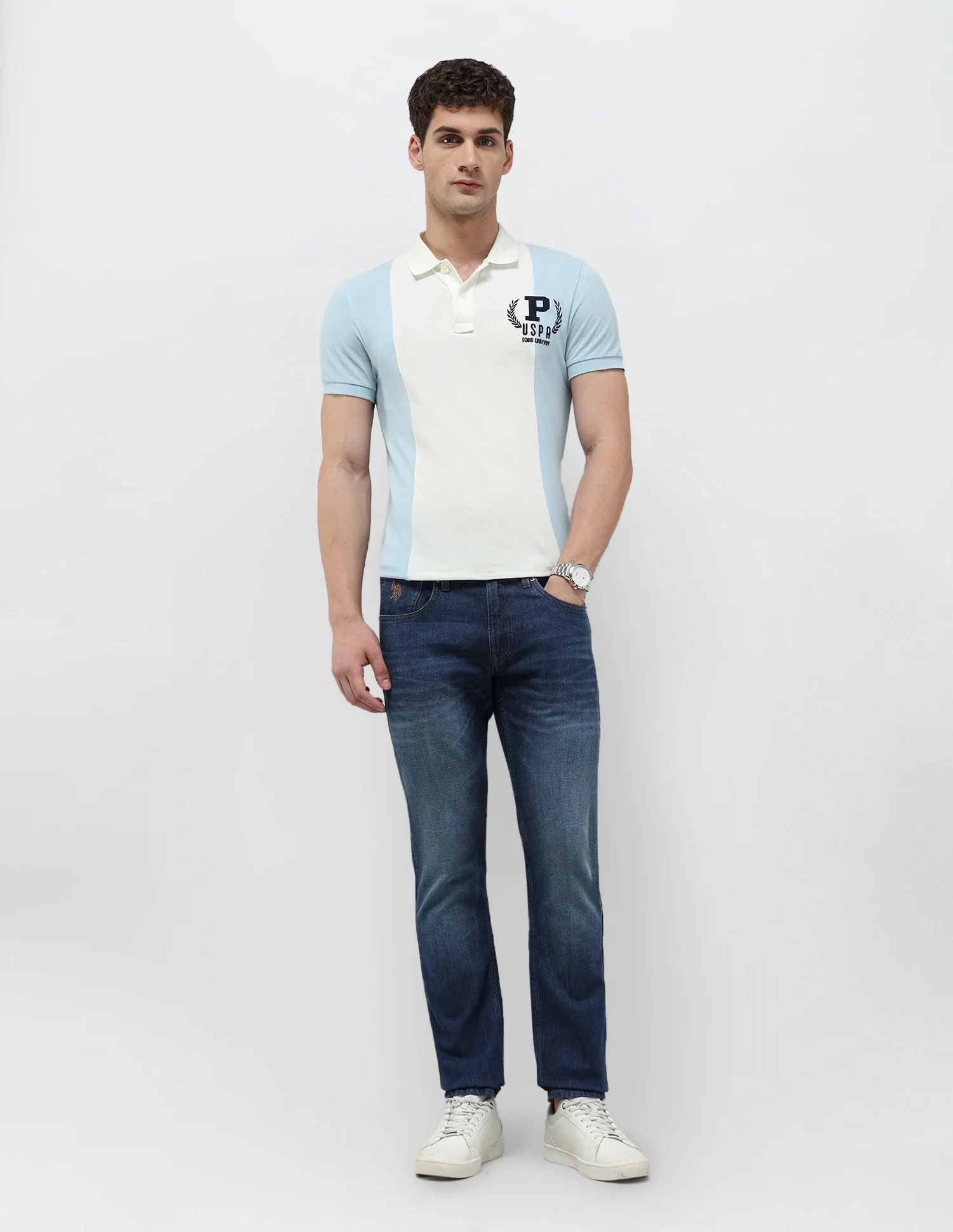 Brandon Slim Tapered Fit Whiskered Jeans - Image 3