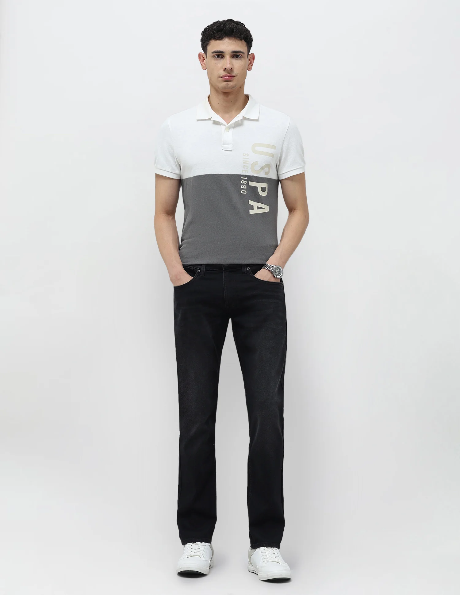 Brandon Slim Tapered Fit Whiskered Jeans - Image 3