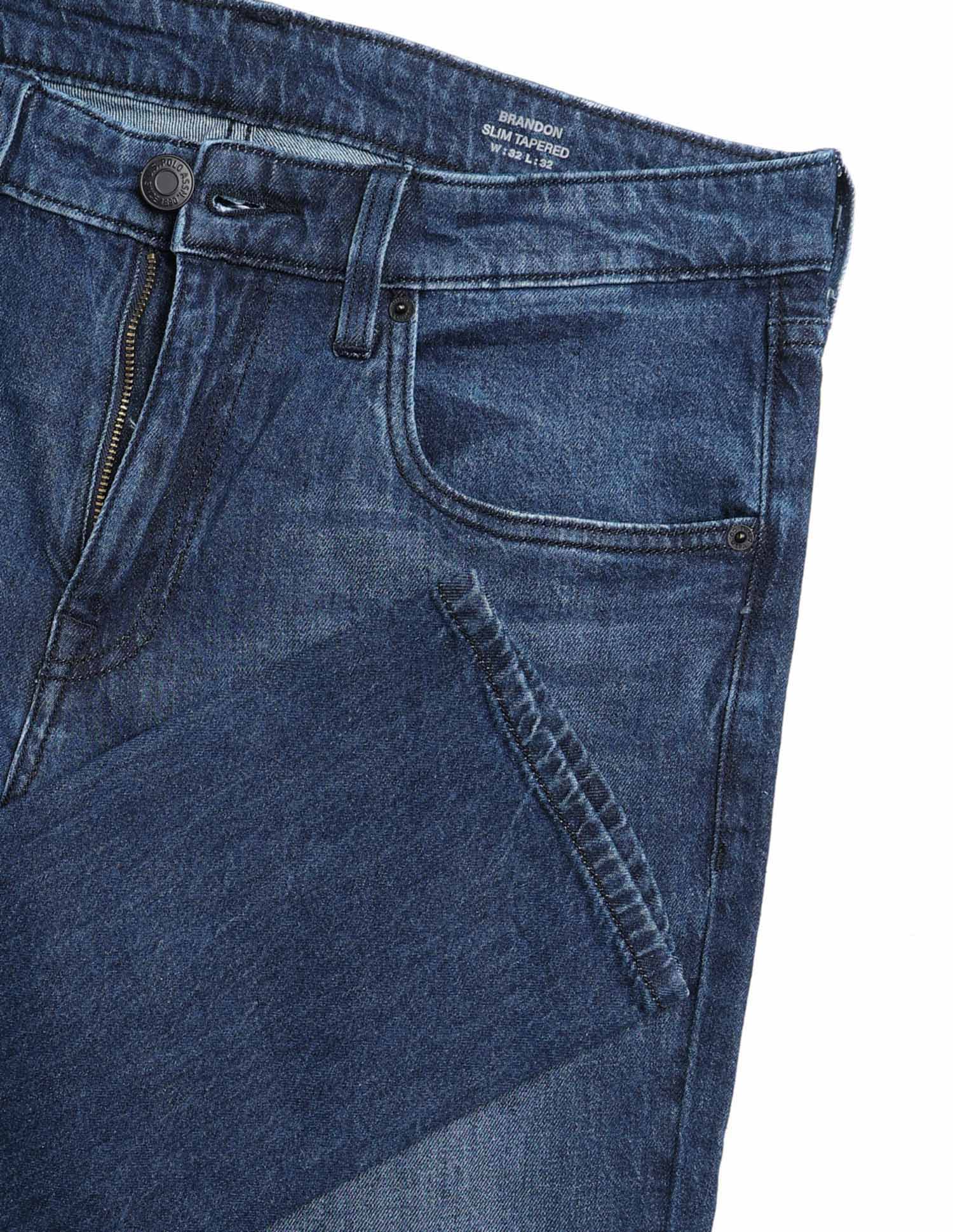 Brandon Slim Tapered Fit Whiskered Jeans - Image 2