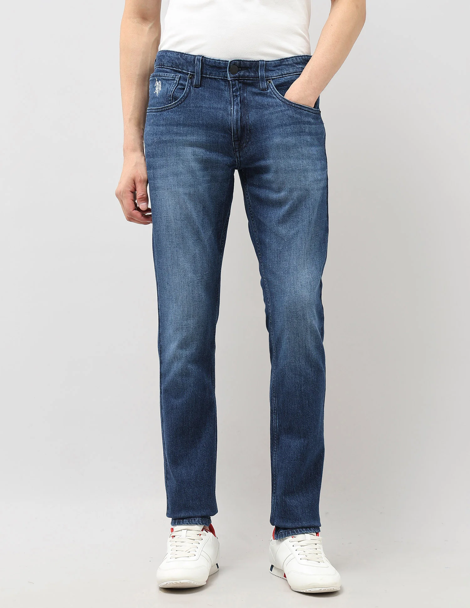 Brandon Slim Tapered Fit Whiskered Jeans - Image 6