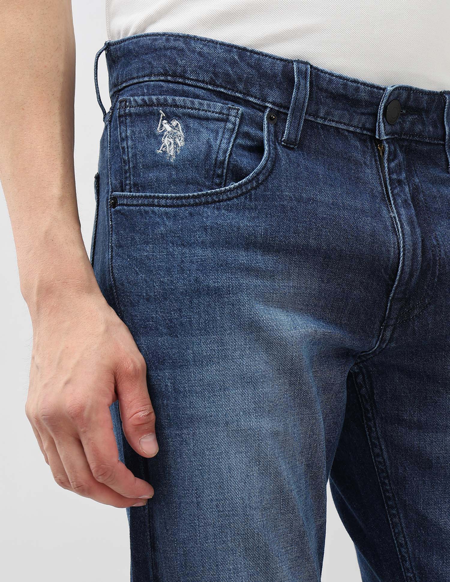 Brandon Slim Tapered Fit Whiskered Jeans - Image 7