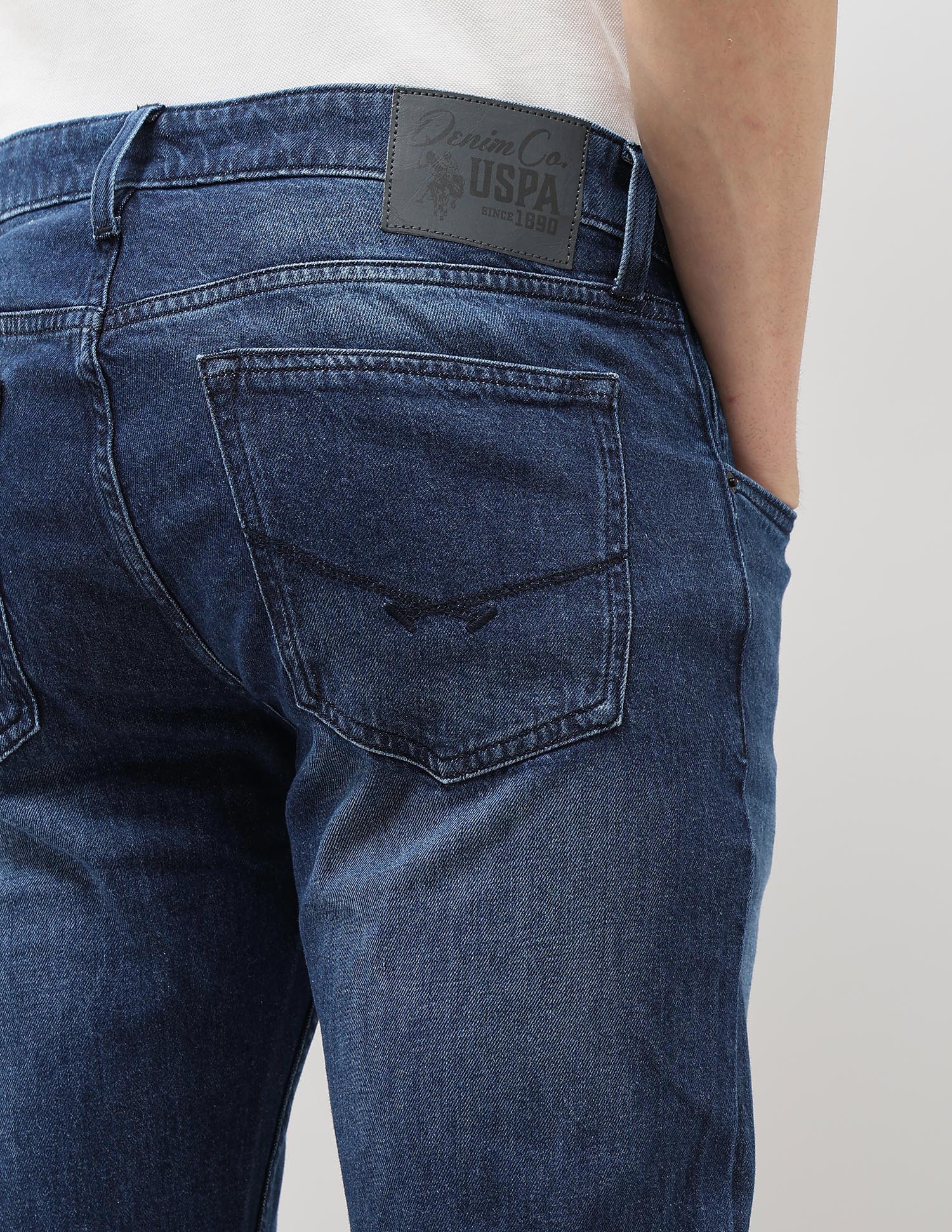 Brandon Slim Tapered Fit Whiskered Jeans - Image 8