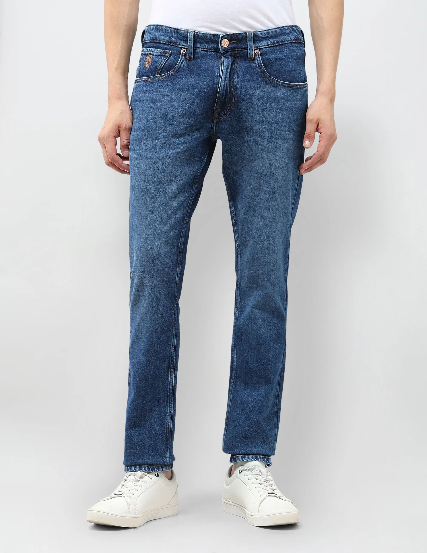 Brandon Slim Tapered Fit Whiskered Jeans - Image 6