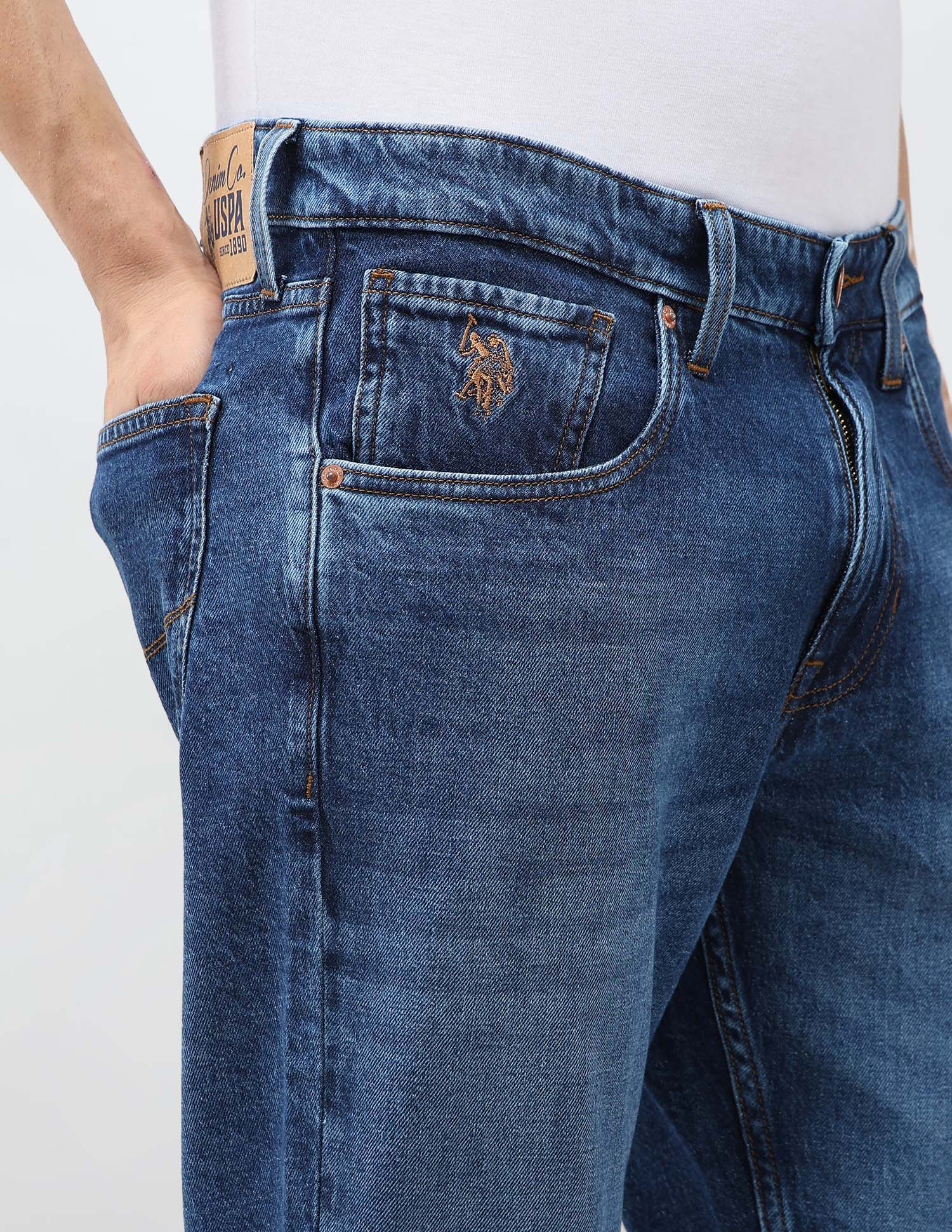 Brandon Slim Tapered Fit Whiskered Jeans - Image 7