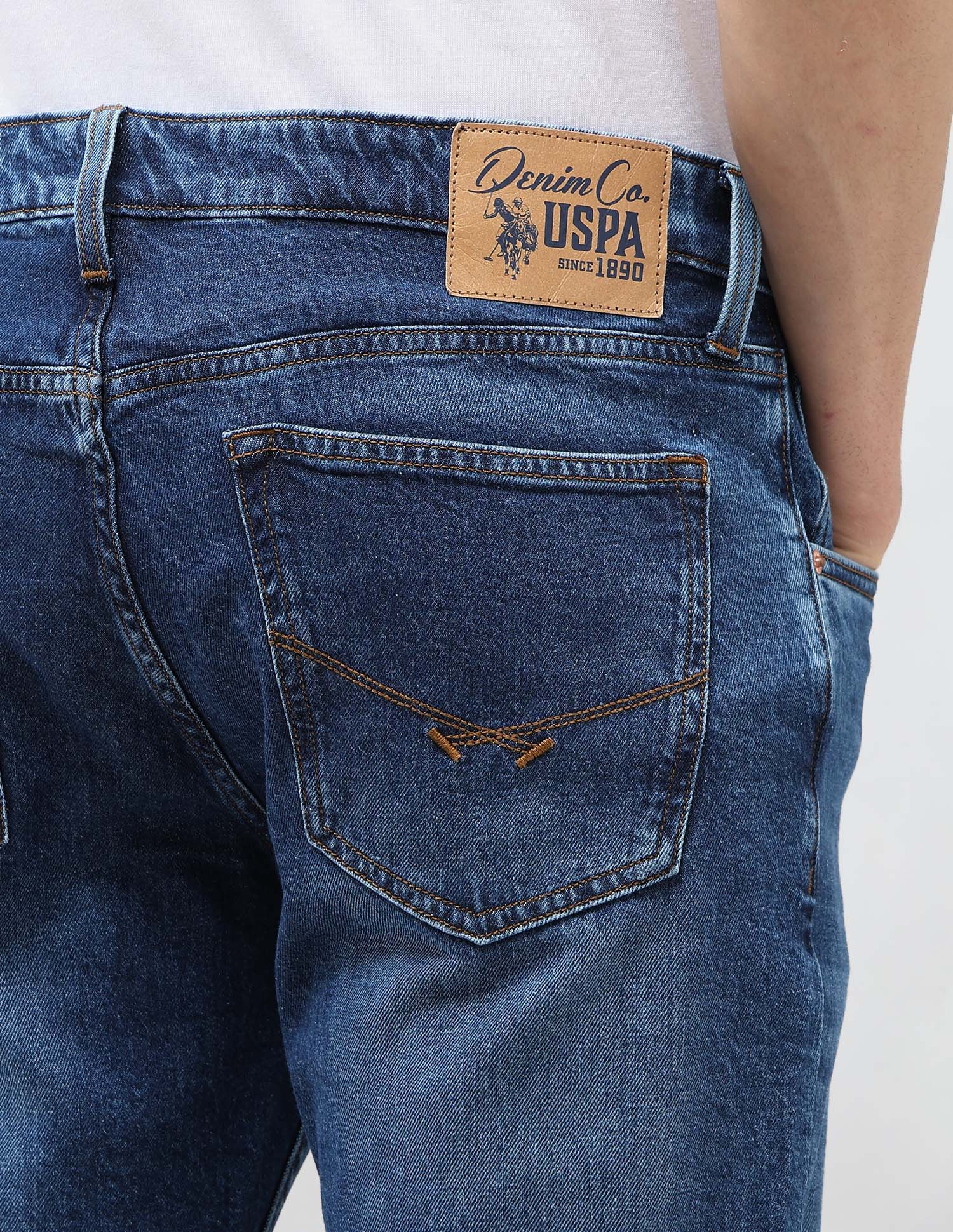 Brandon Slim Tapered Fit Whiskered Jeans - Image 8