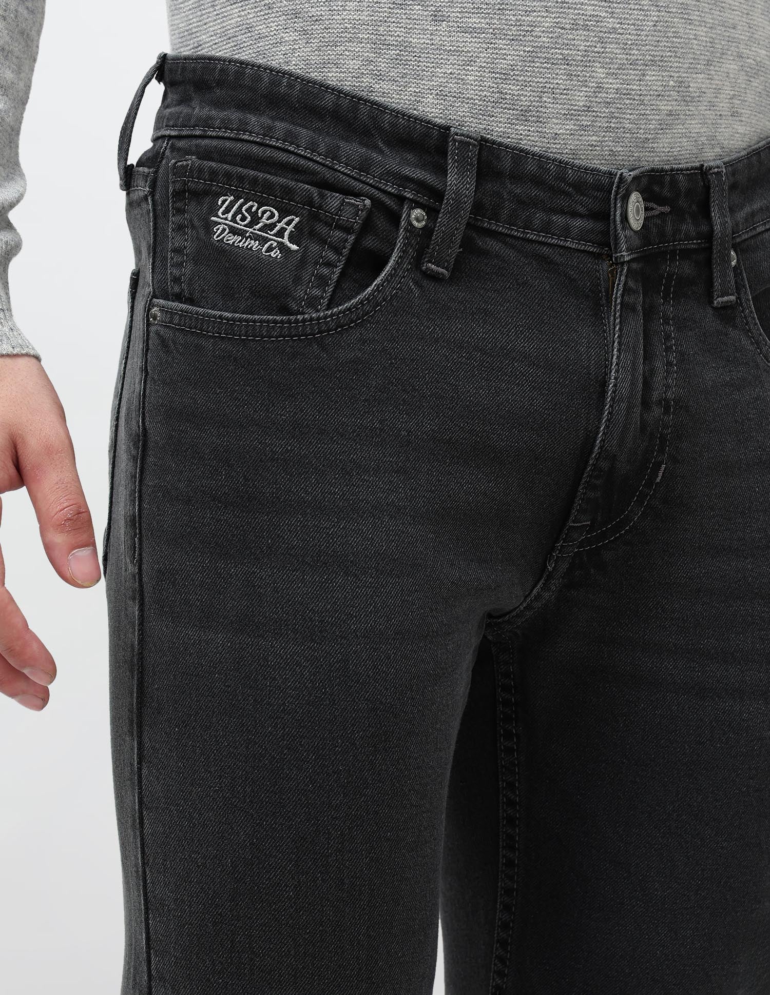 Brandon Slim Tapered Fit Whiskered Jeans - Image 7