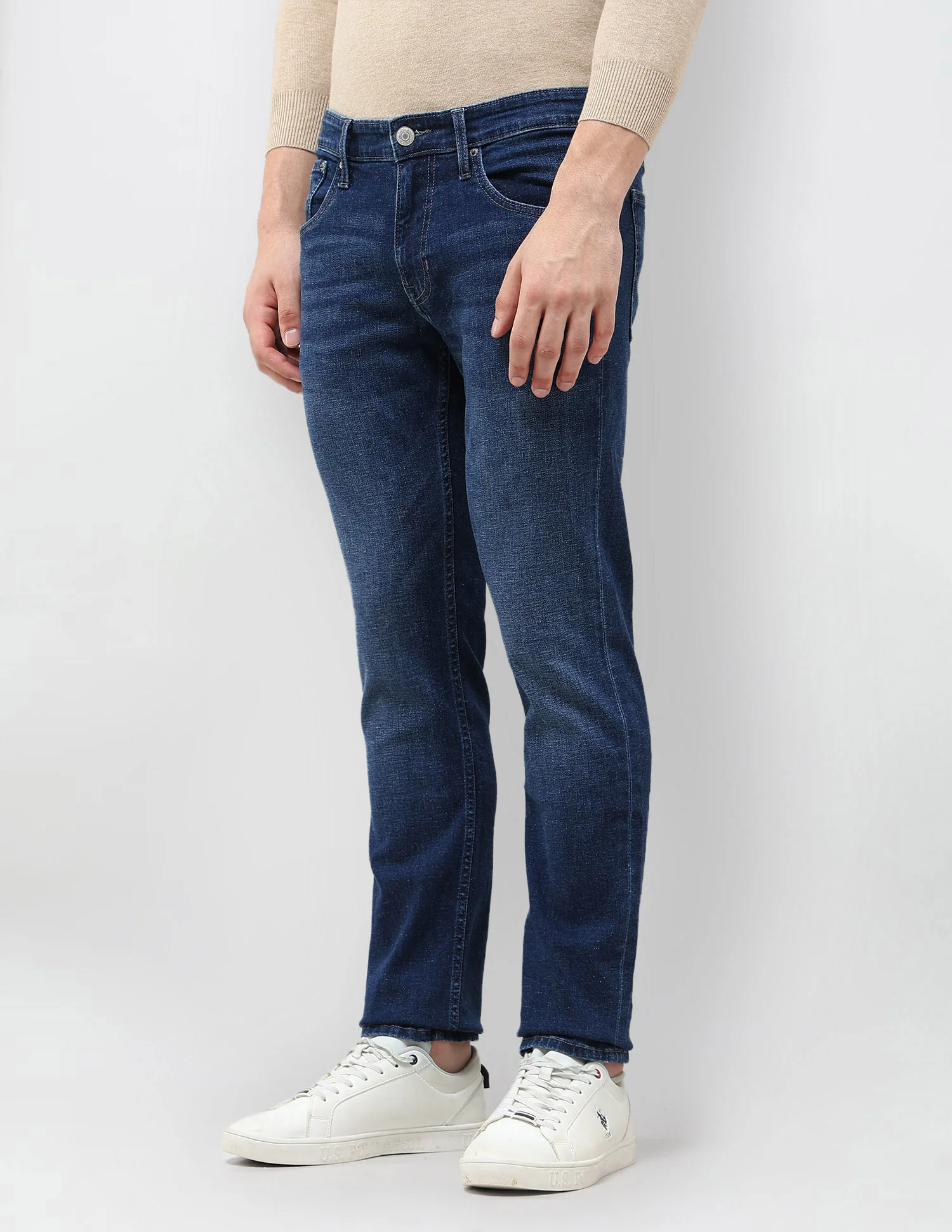 Brandon Slim Tapered Fit Whiskered Jeans - Image 4