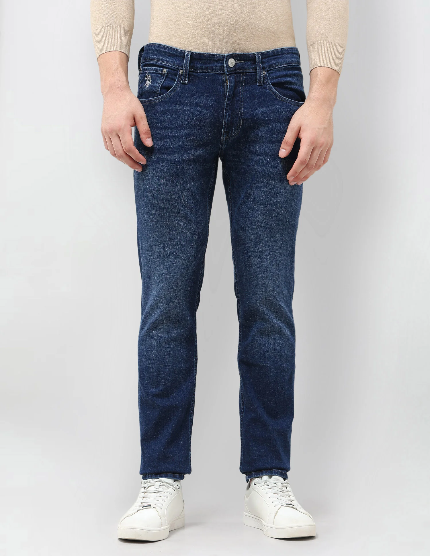 Brandon Slim Tapered Fit Whiskered Jeans - Image 6