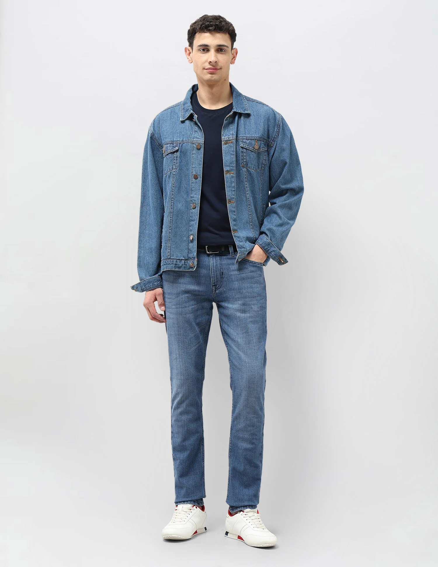 Brandon Slim Tapered Fit Whiskered Jeans - Image 3