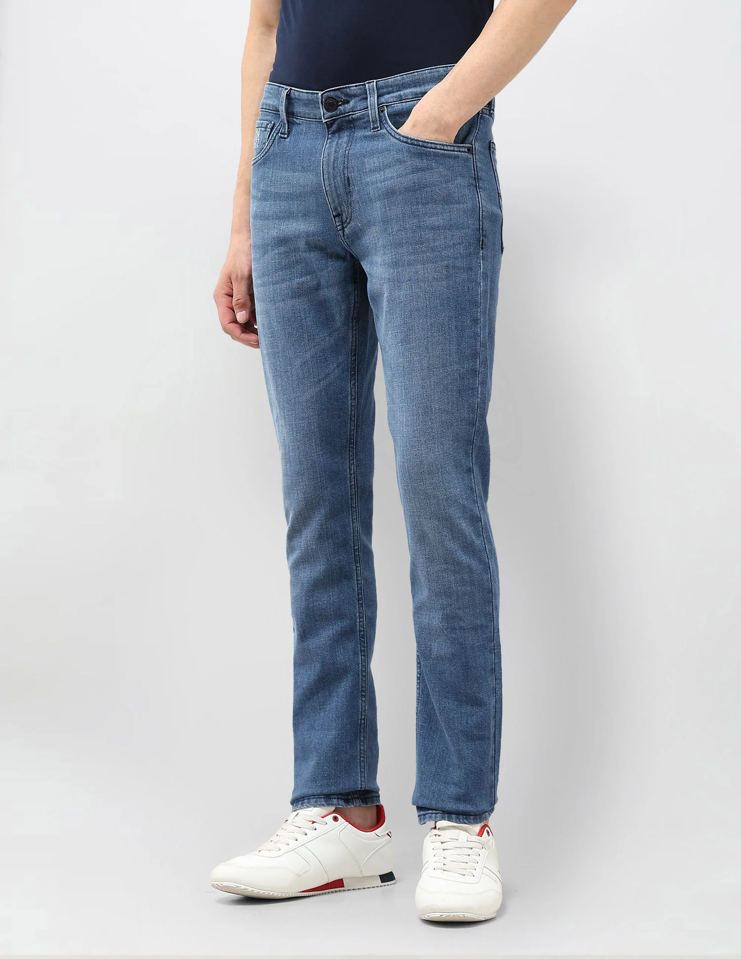 Brandon Slim Tapered Fit Whiskered Jeans - Image 4