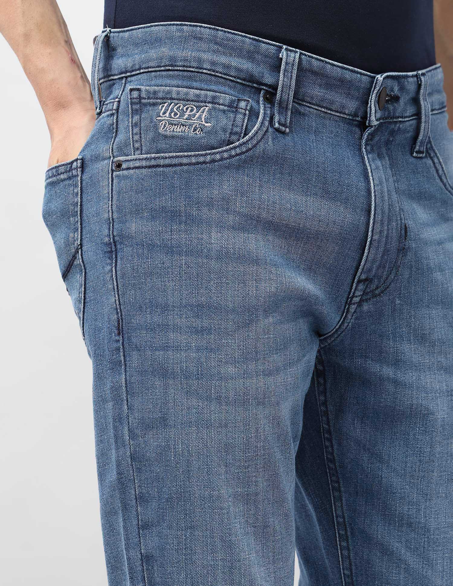 Brandon Slim Tapered Fit Whiskered Jeans - Image 7