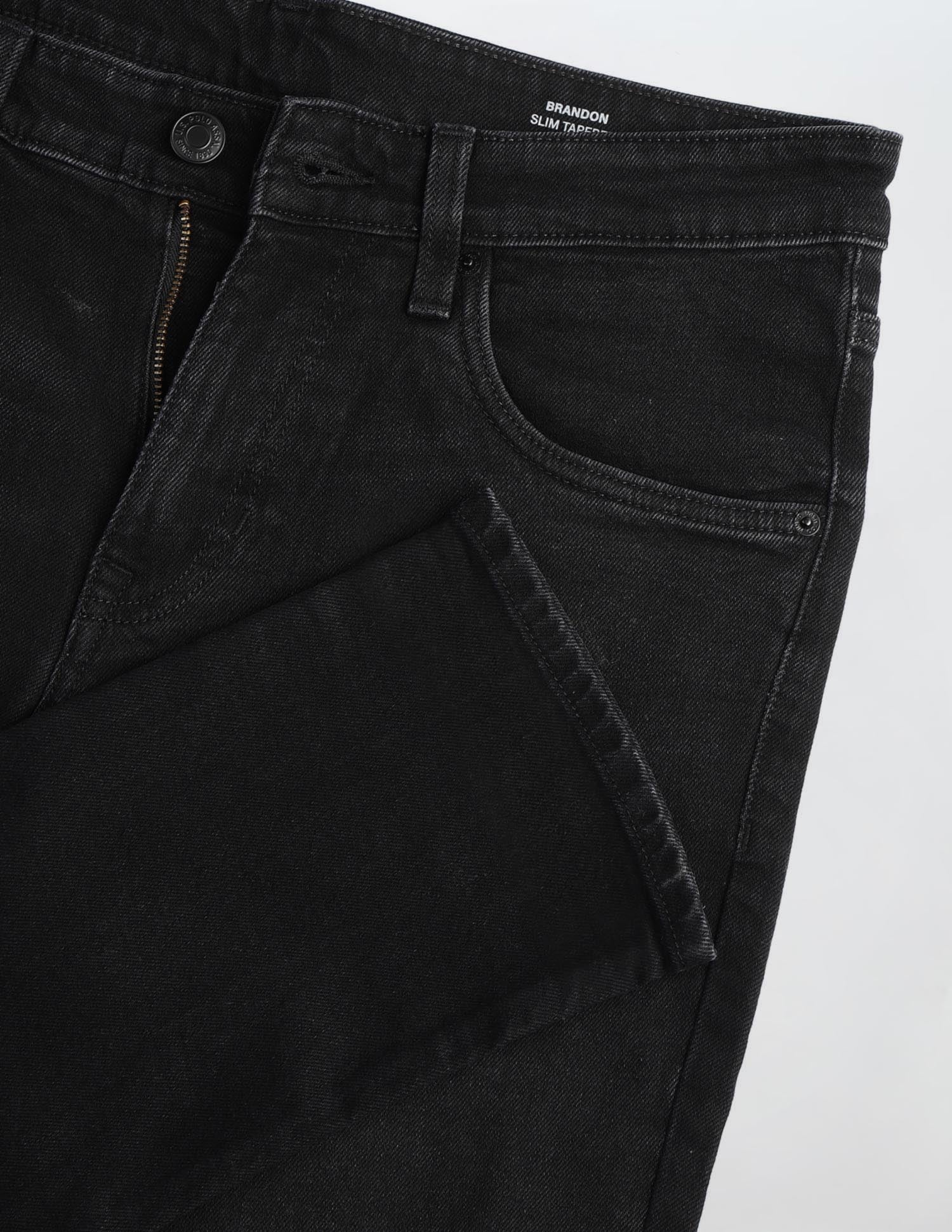 Brandon Slim Tapered Fit Whiskered Jeans - Image 2