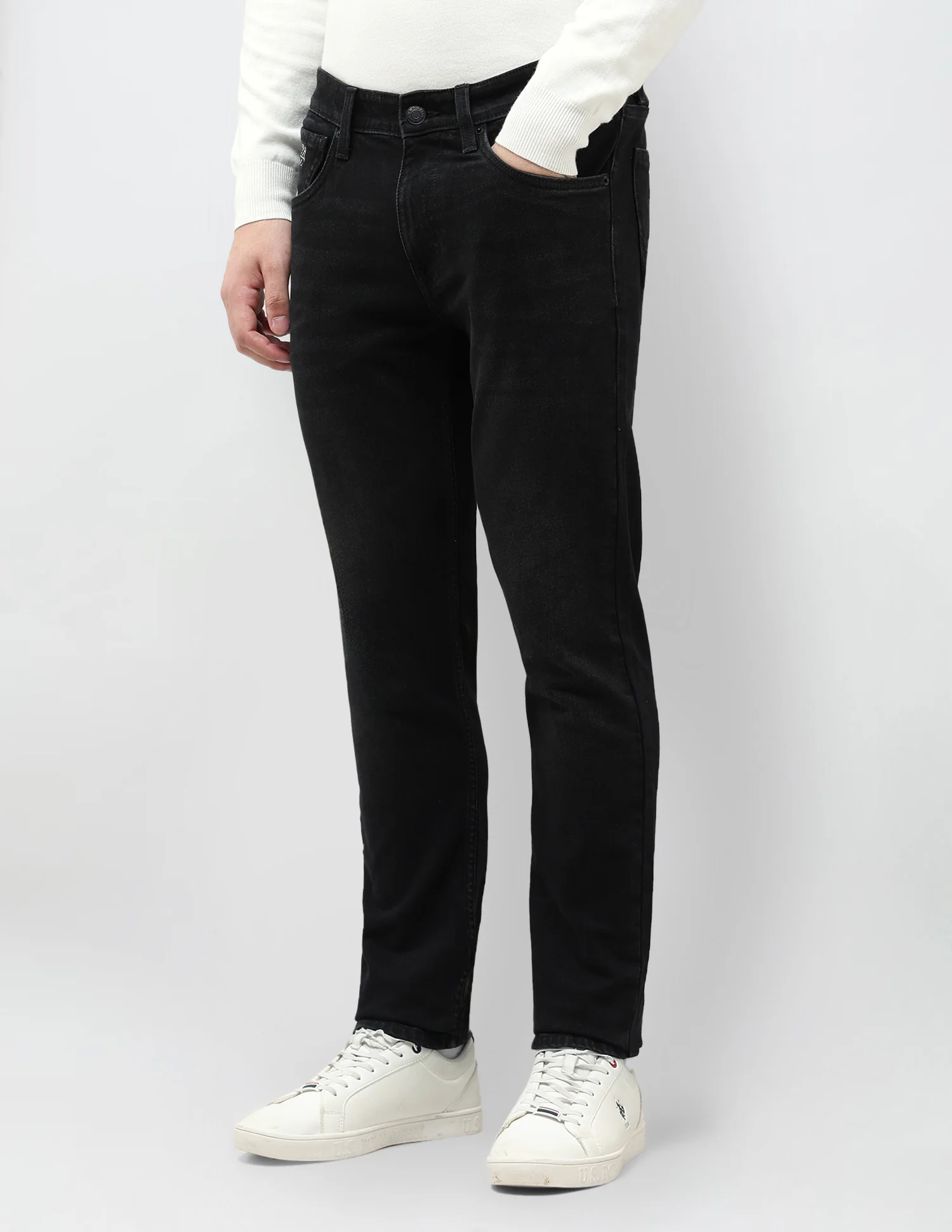 Brandon Slim Tapered Fit Whiskered Jeans - Image 4