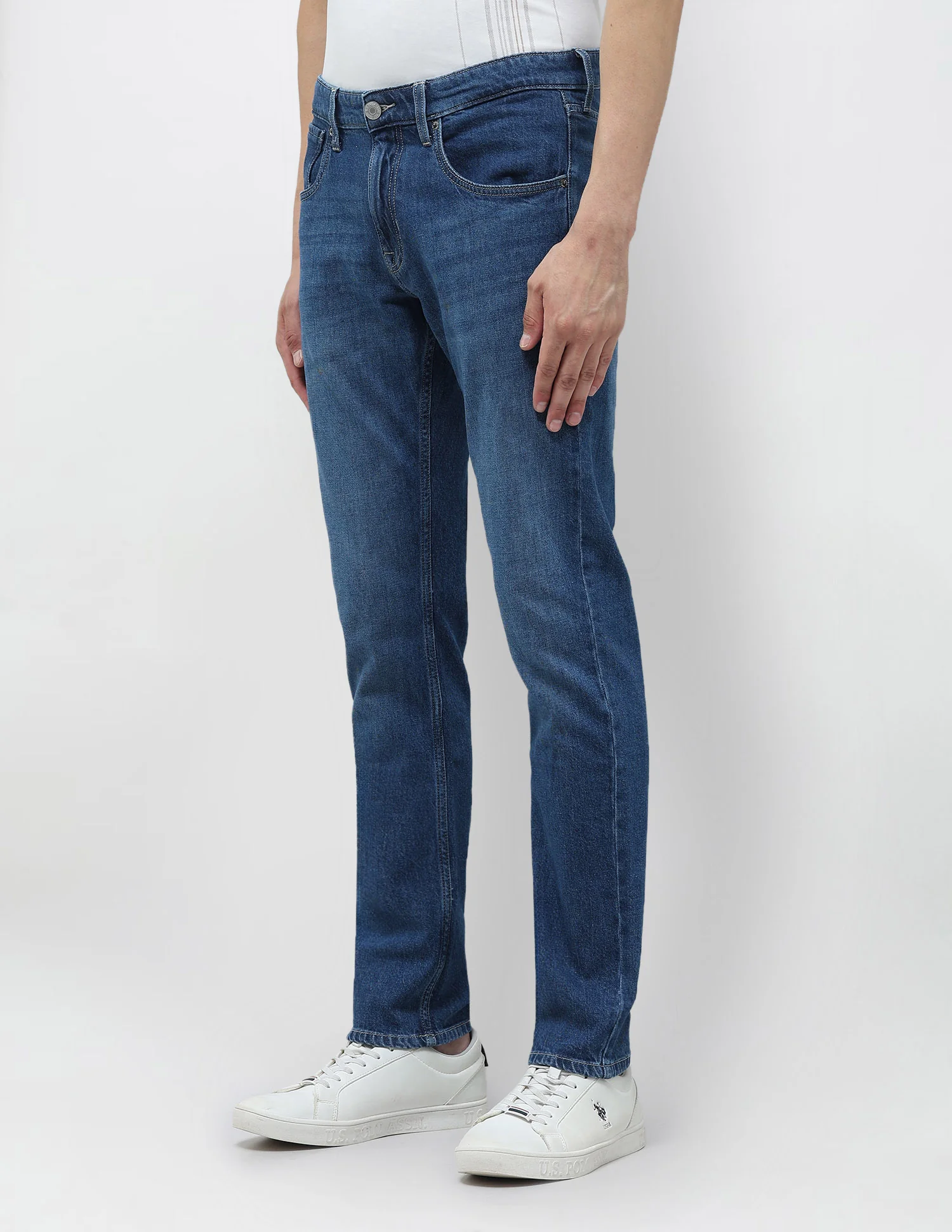 Brandon Slim Tapered Fit Whiskered Jeans - Image 4
