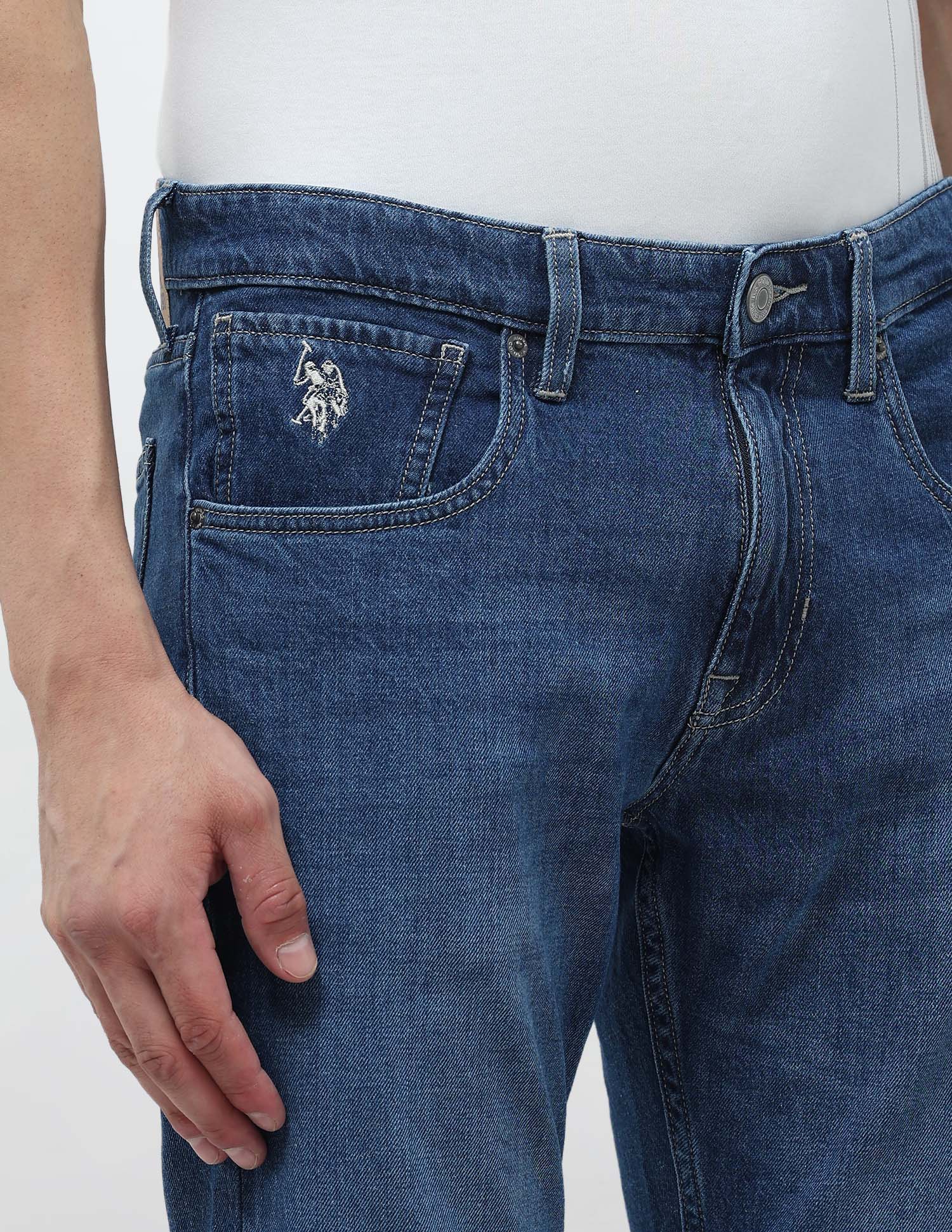 Brandon Slim Tapered Fit Whiskered Jeans - Image 7
