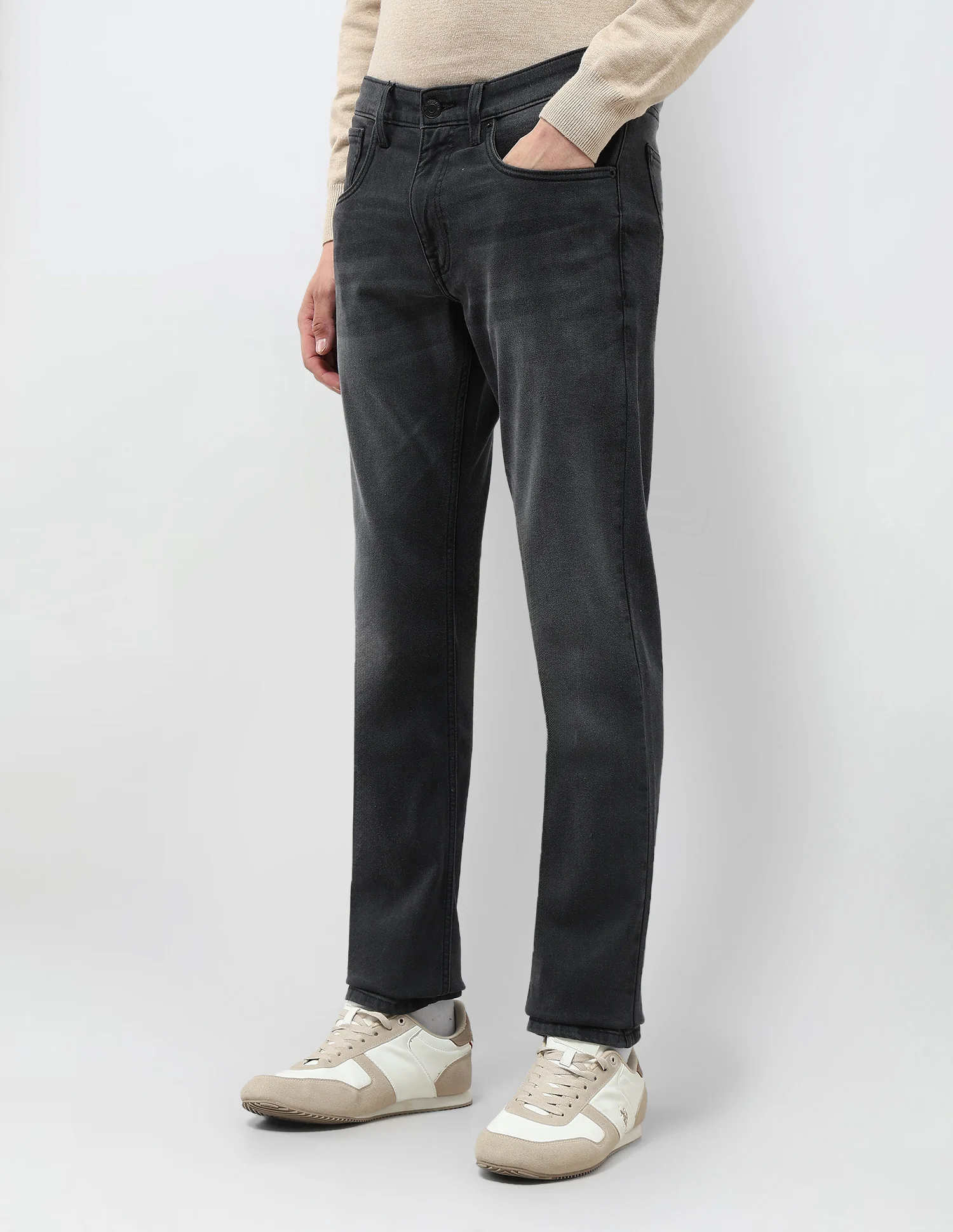 Brandon Slim Tapered Fit Whiskered Jeans - Image 4