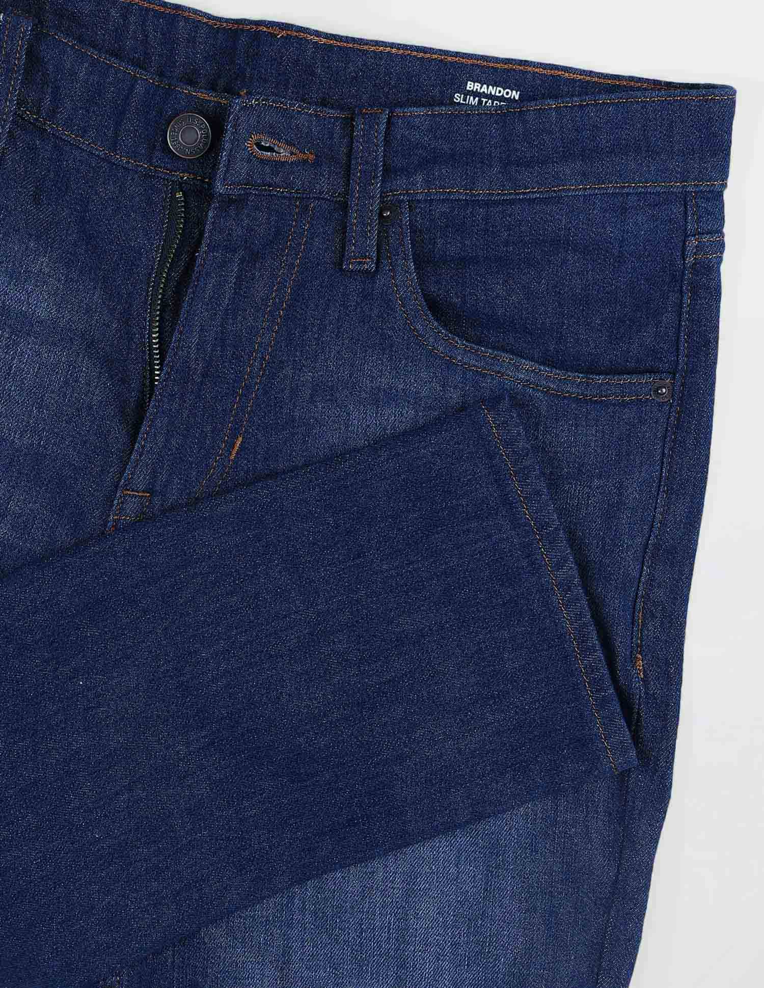 Brandon Slim Tapered Fit Whiskered Jeans - Image 2