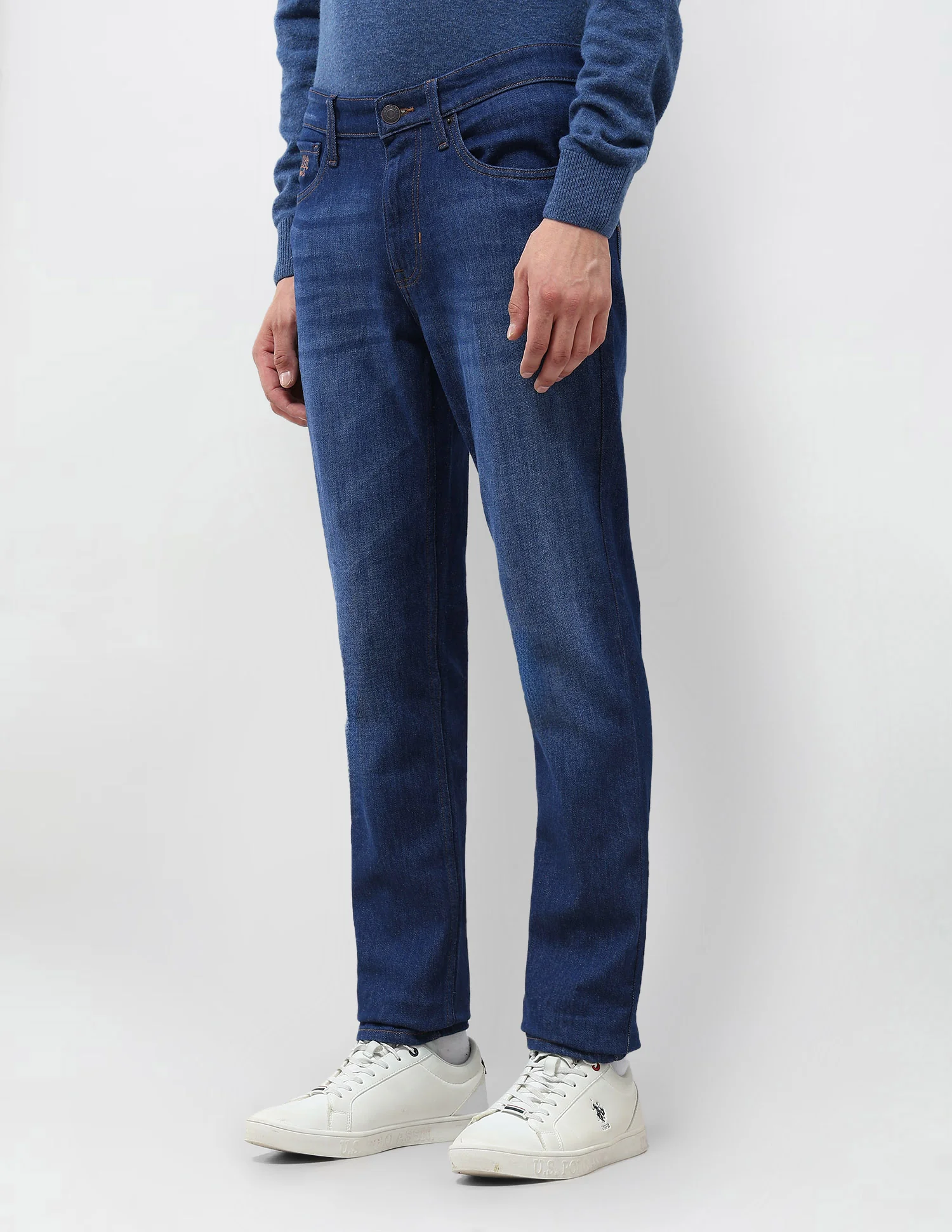 Brandon Slim Tapered Fit Whiskered Jeans - Image 4