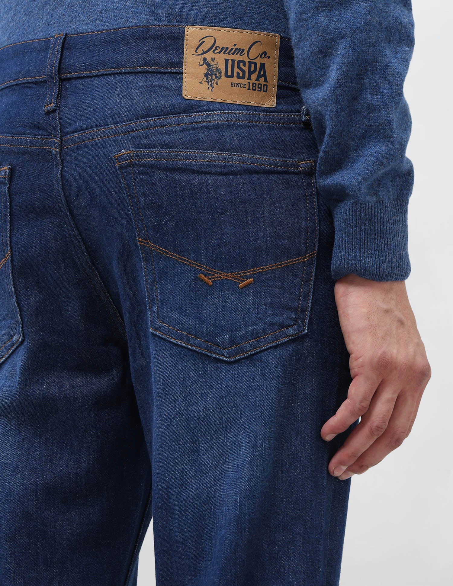 Brandon Slim Tapered Fit Whiskered Jeans - Image 8