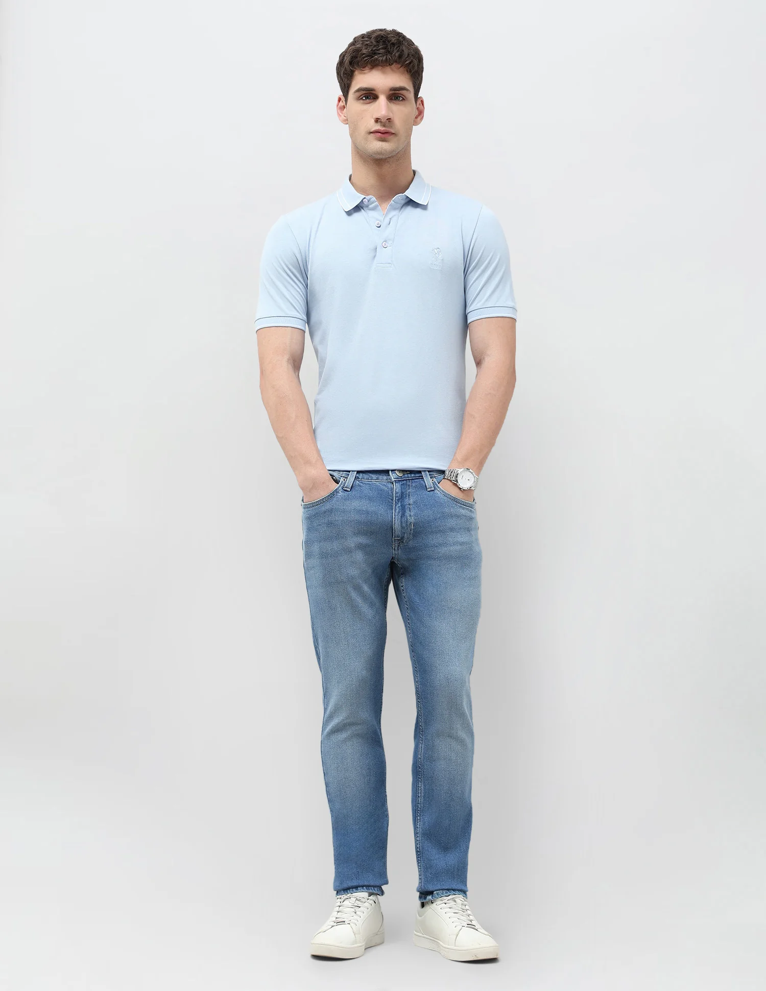 Brandon Slim Tapered Fit Whiskered Jeans - Image 3