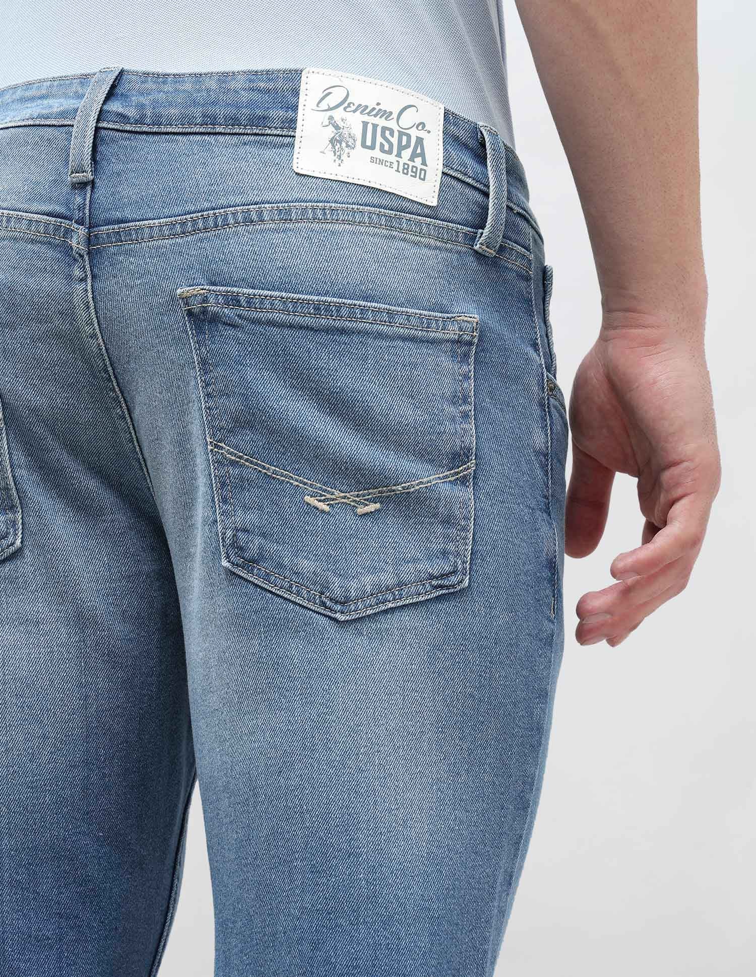Brandon Slim Tapered Fit Whiskered Jeans - Image 8