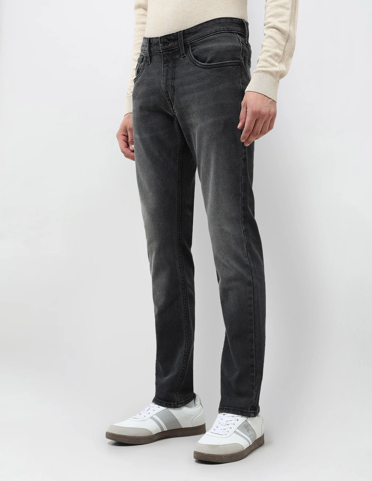 Brandon Slim Tapered Fit Whiskered Jeans - Image 4