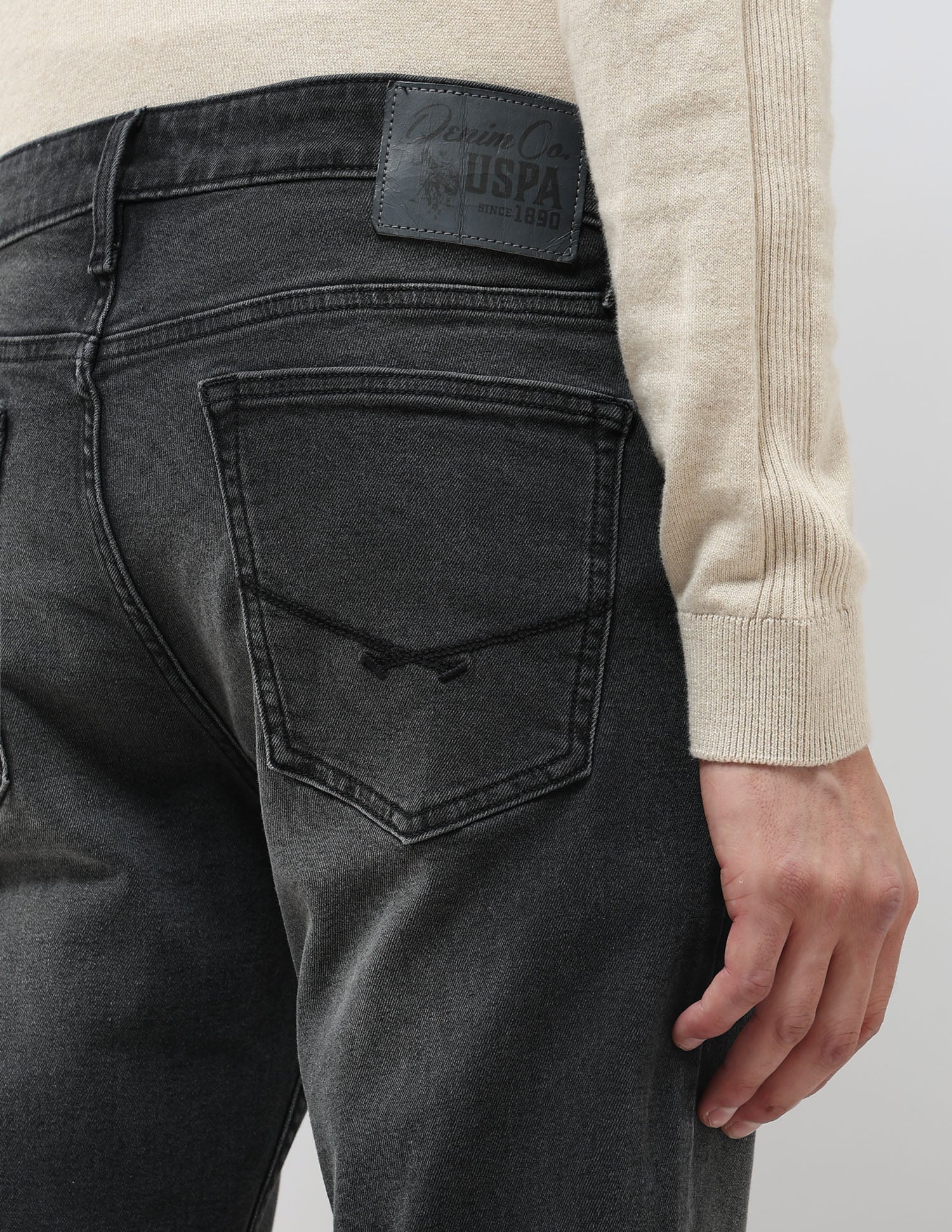 Brandon Slim Tapered Fit Whiskered Jeans - Image 8