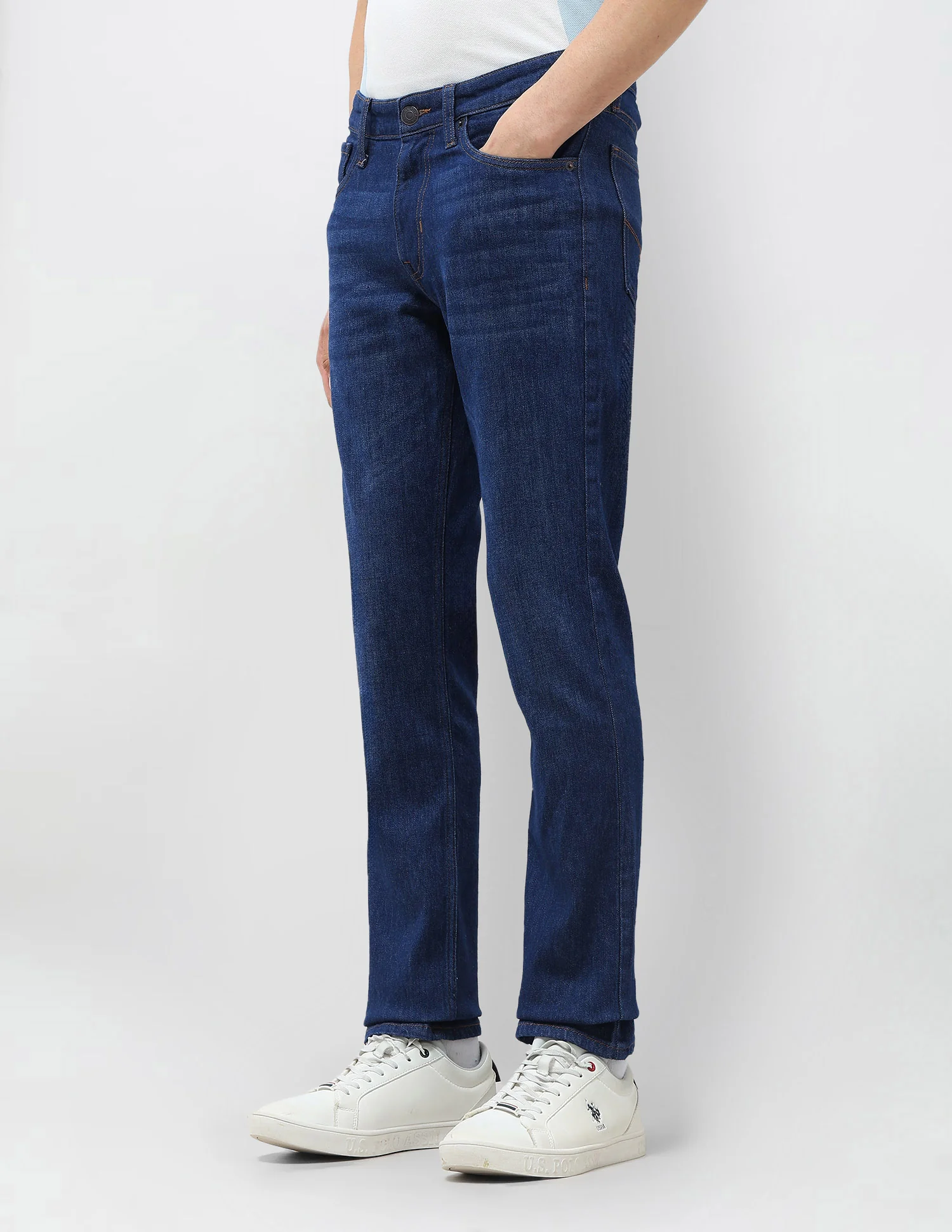 Brandon Slim Tapered Fit Whiskered Jeans - Image 4