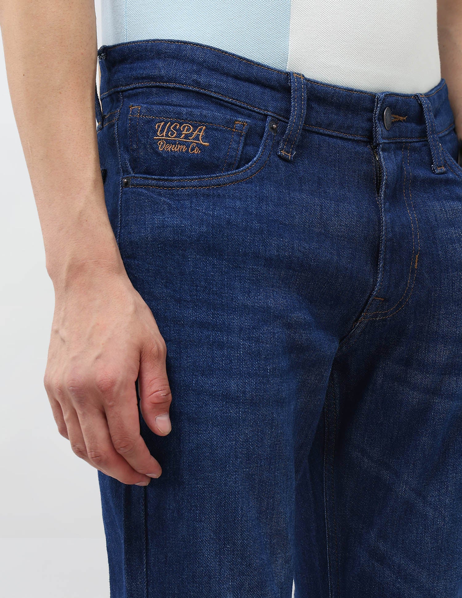 Brandon Slim Tapered Fit Whiskered Jeans - Image 7